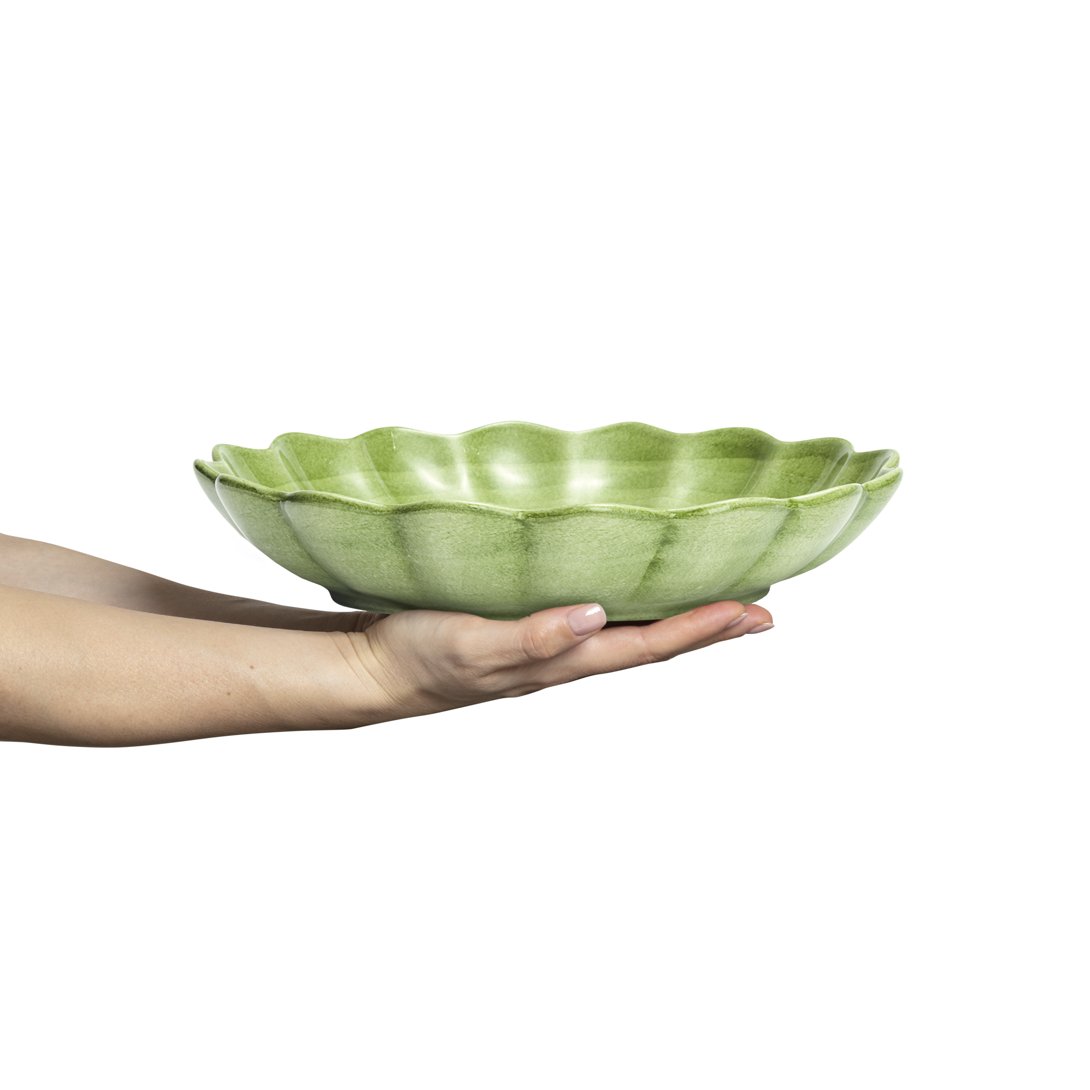 Oyster Bowl 31 cm / 220 cl Green