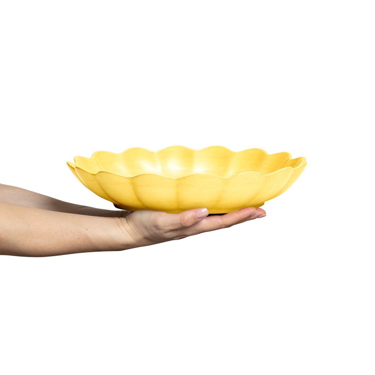 Oyster Skål 31 cm / 220 cl Gul