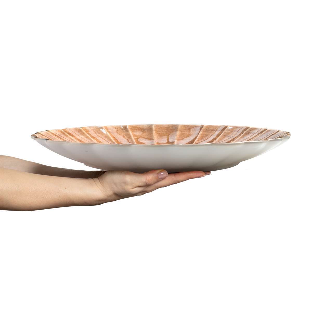 Oyster Fat 42 cm Cinnamon