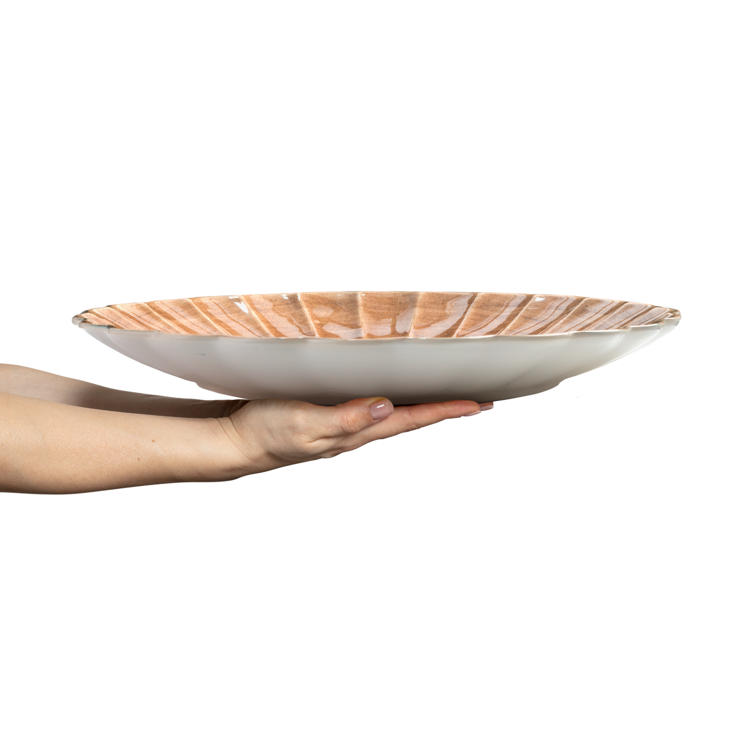 Oyster Platter 42 cm Cinnamon
