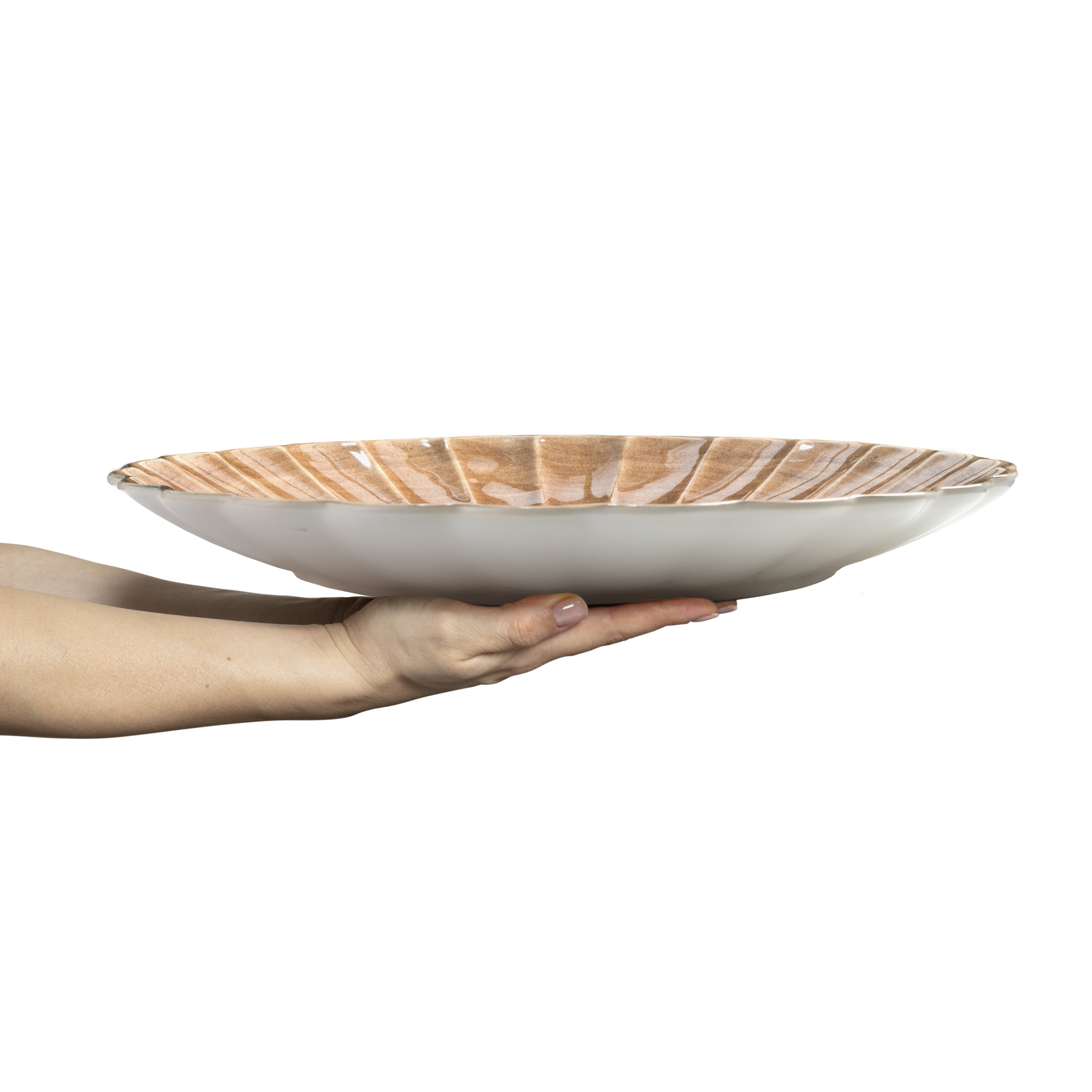 Oyster Platter 42 cm Cinnamon