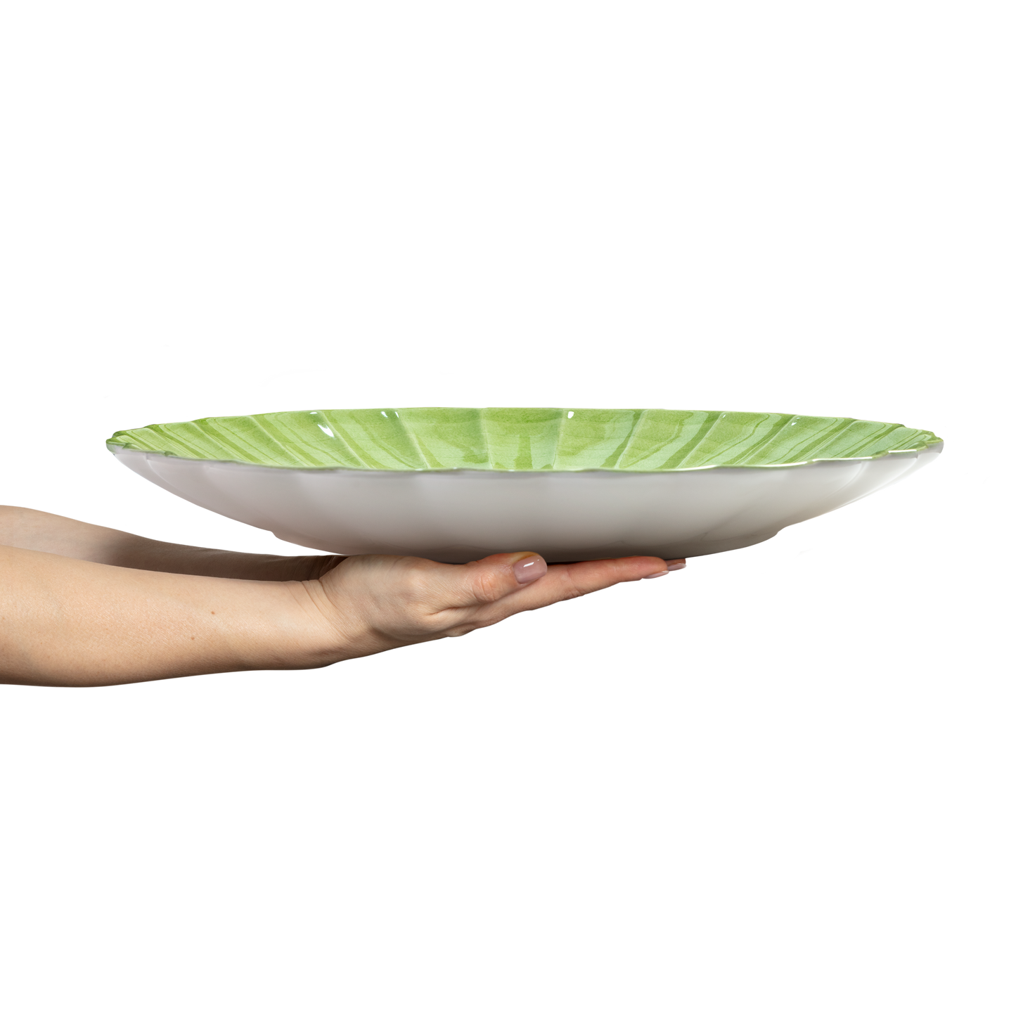 Oyster Platter 42 cm Green