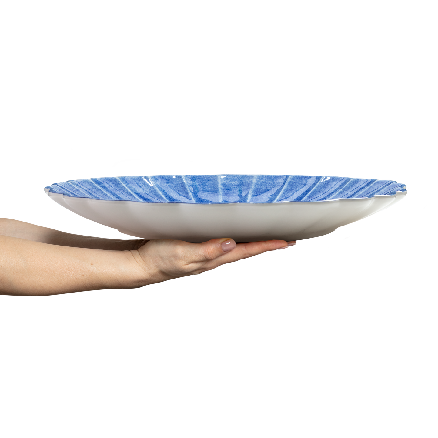 Oyster Platter 42 cm Light Blue