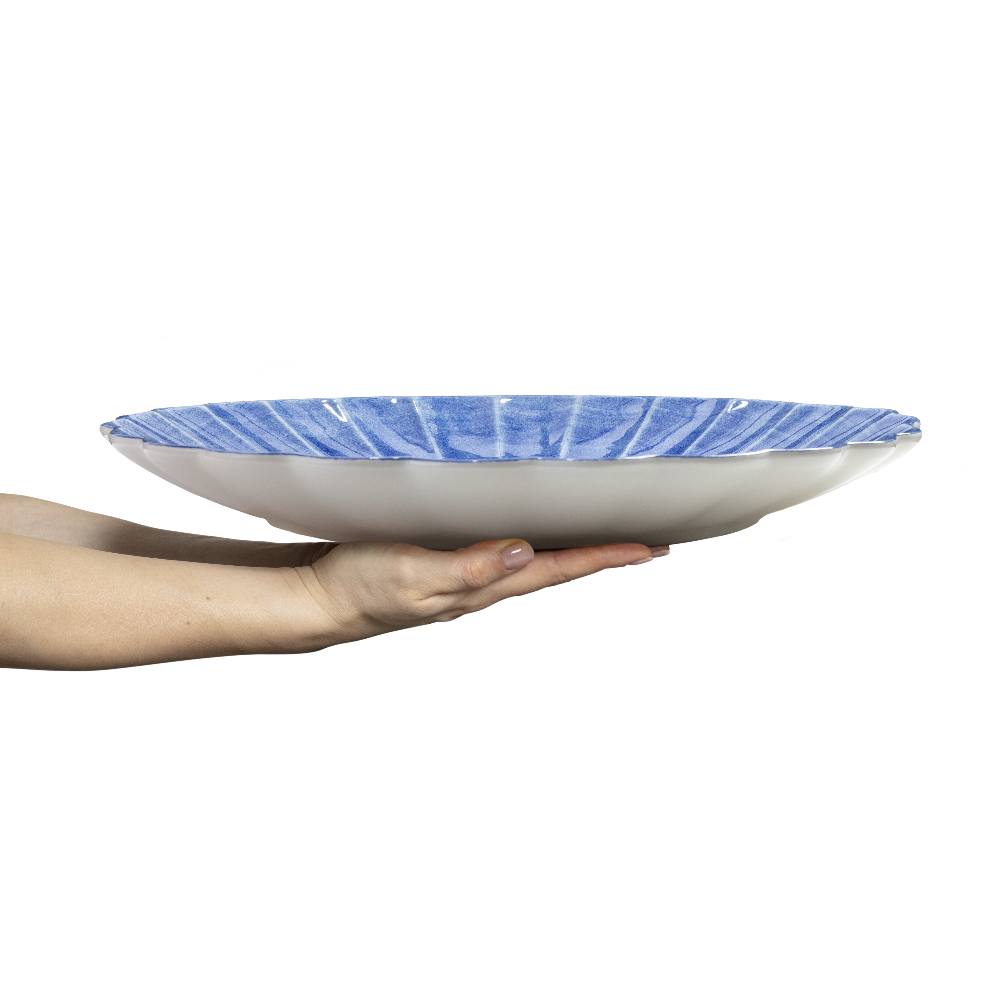 Oyster Platter 42 cm Light Blue