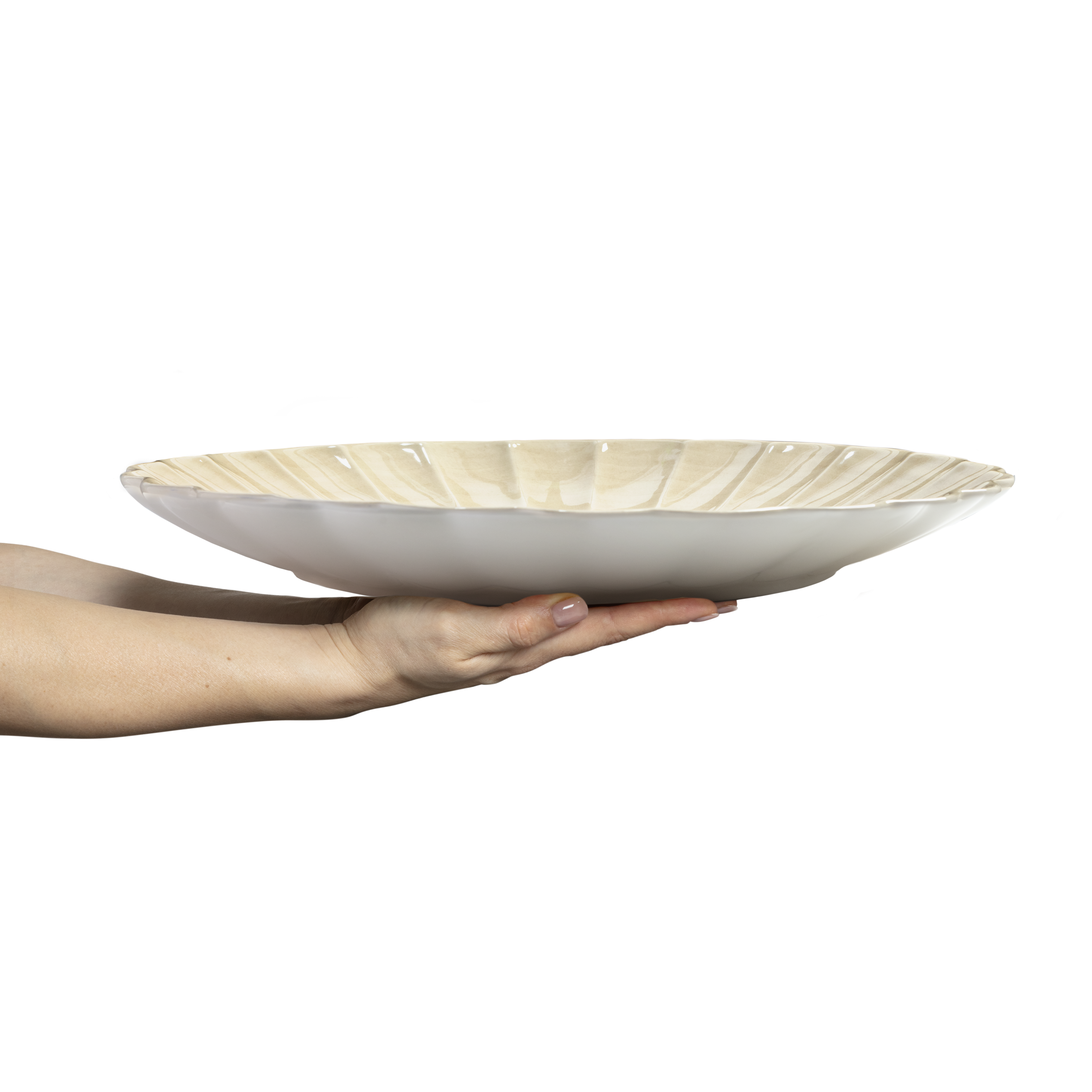 Oyster Platter 42 cm Sand