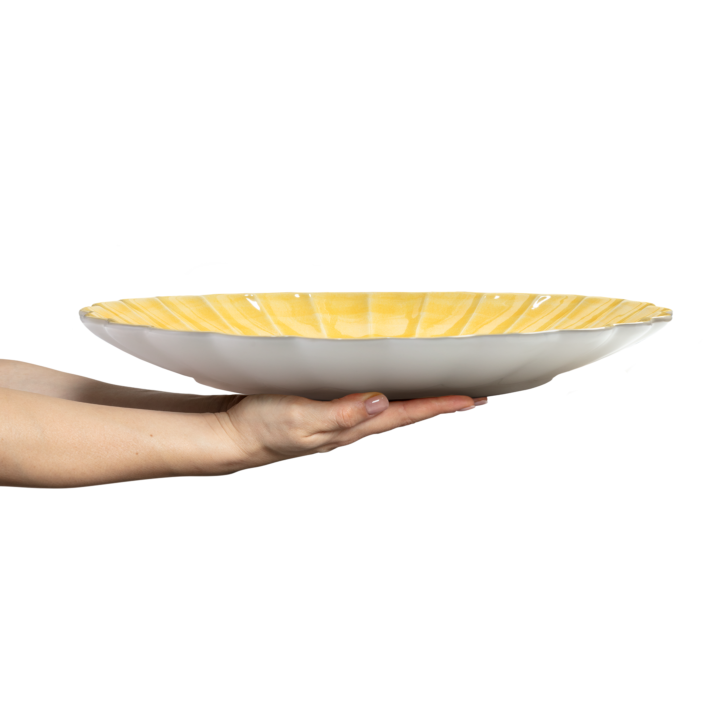 Oyster Platter 42 cm Yellow