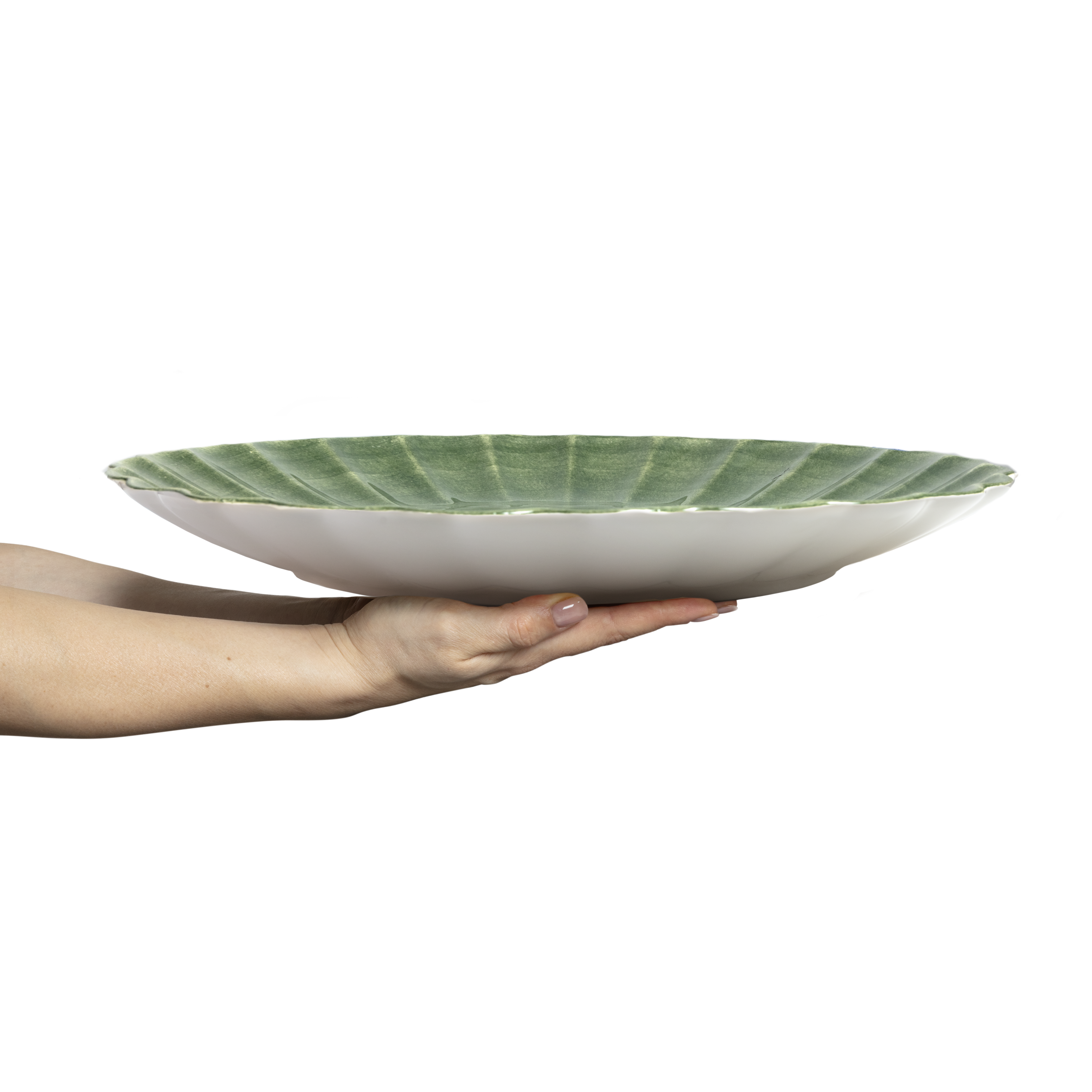 Oyster Platter 42 cm Forest Green