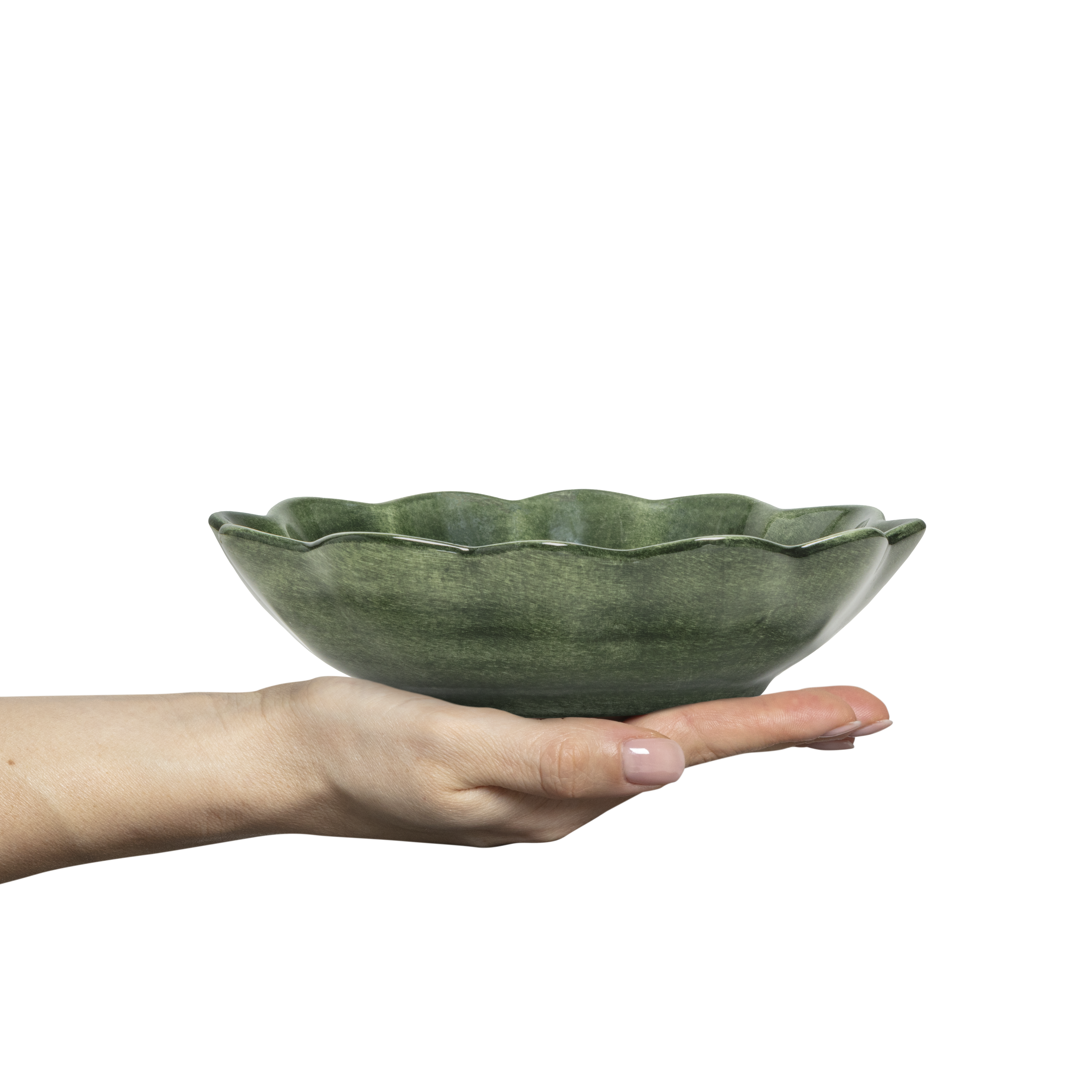 Oyster Bowl 18 x 16 cm / 40 cl Forest Green