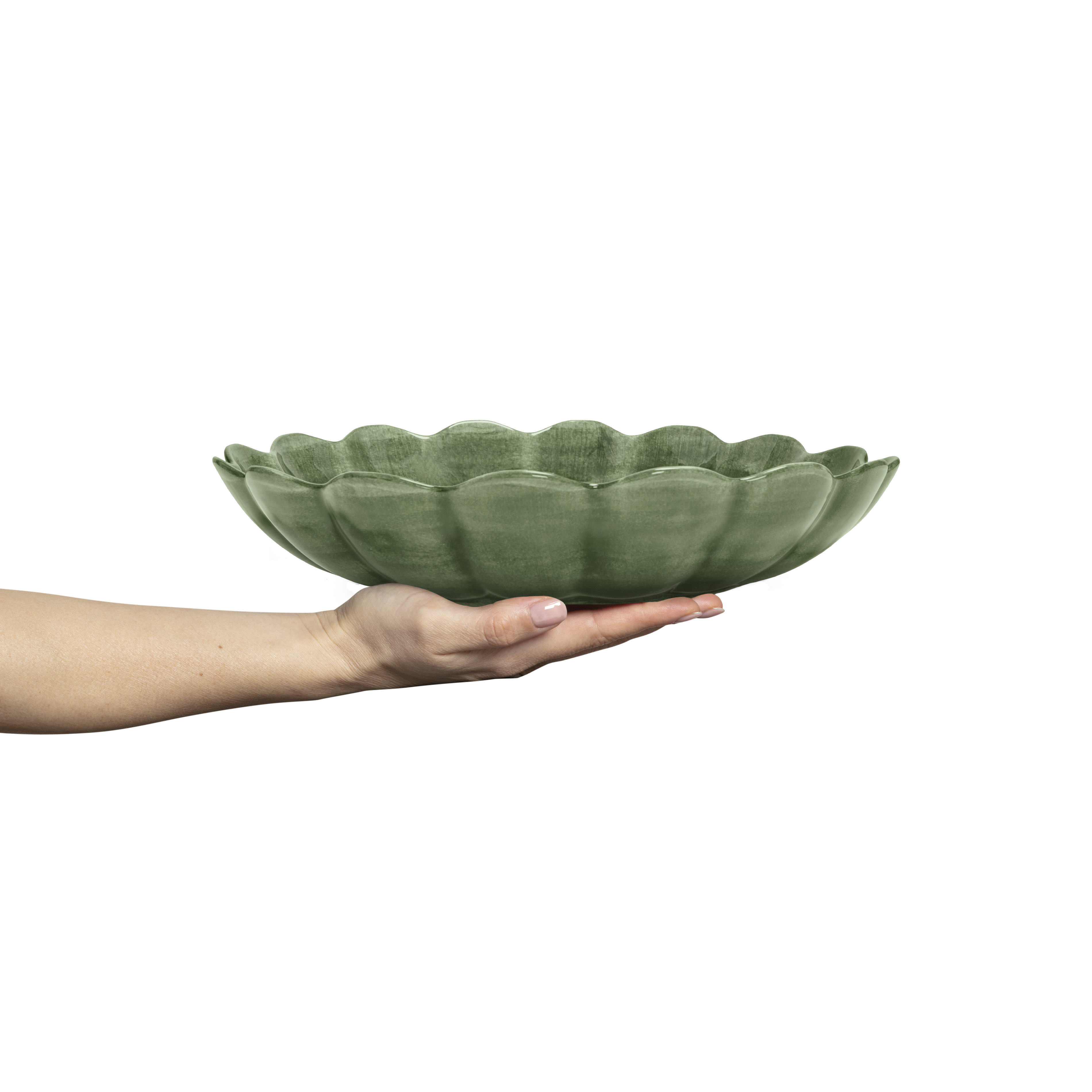 Oyster Bowl 31 cm / 220 cl Forest Green