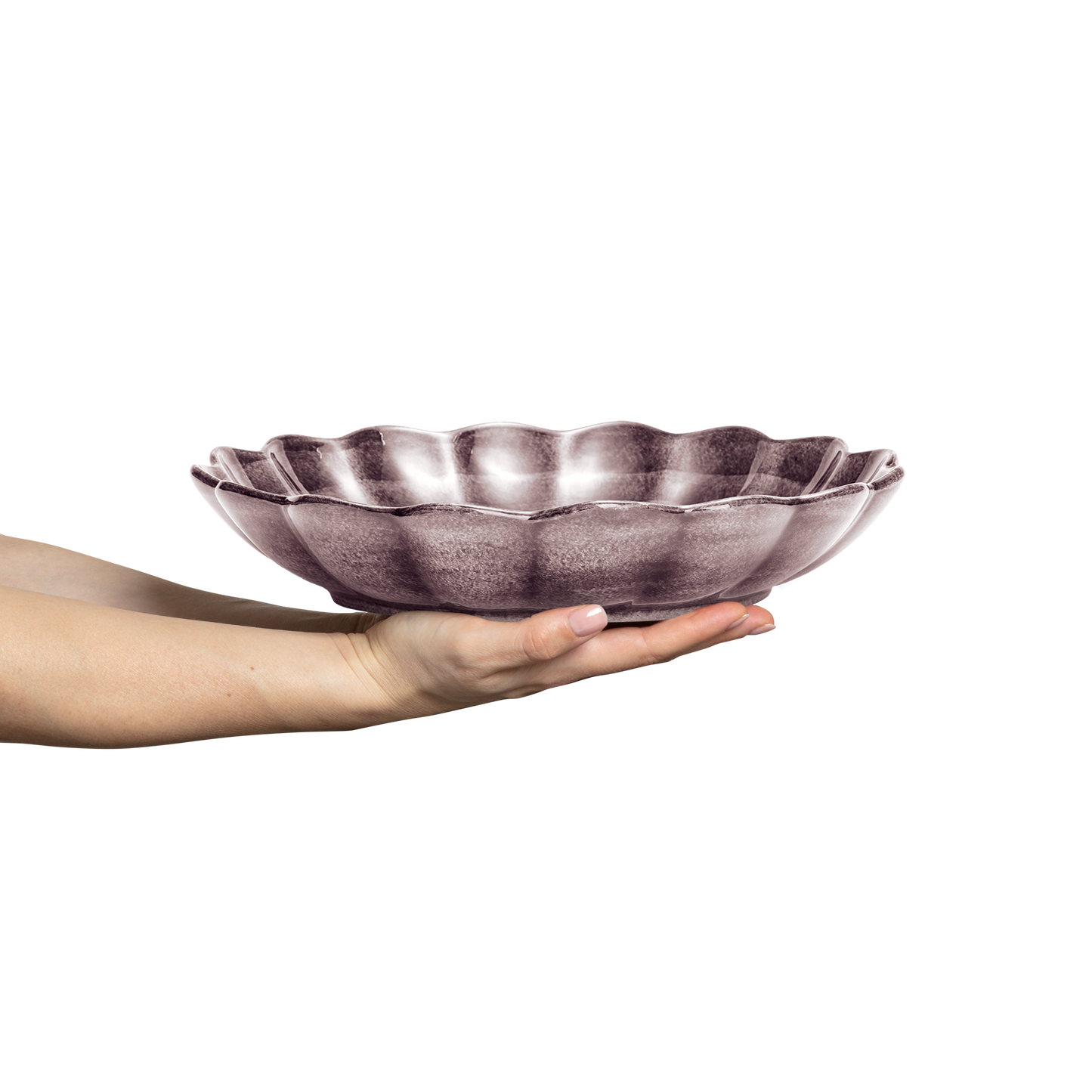 Oyster Bowl 31 cm / 220 cl Plum