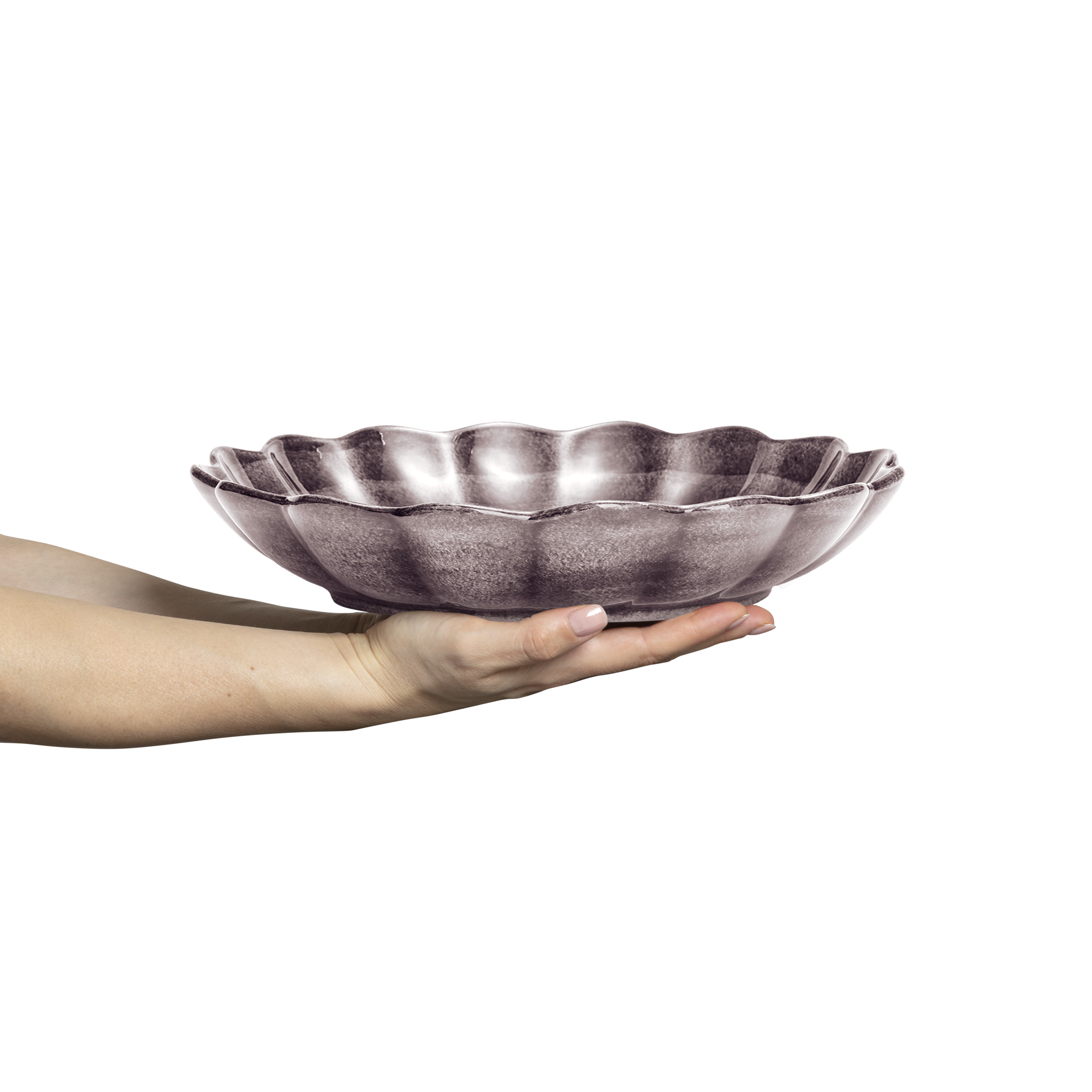 Oyster Bowl 31 cm / 220 cl Plum