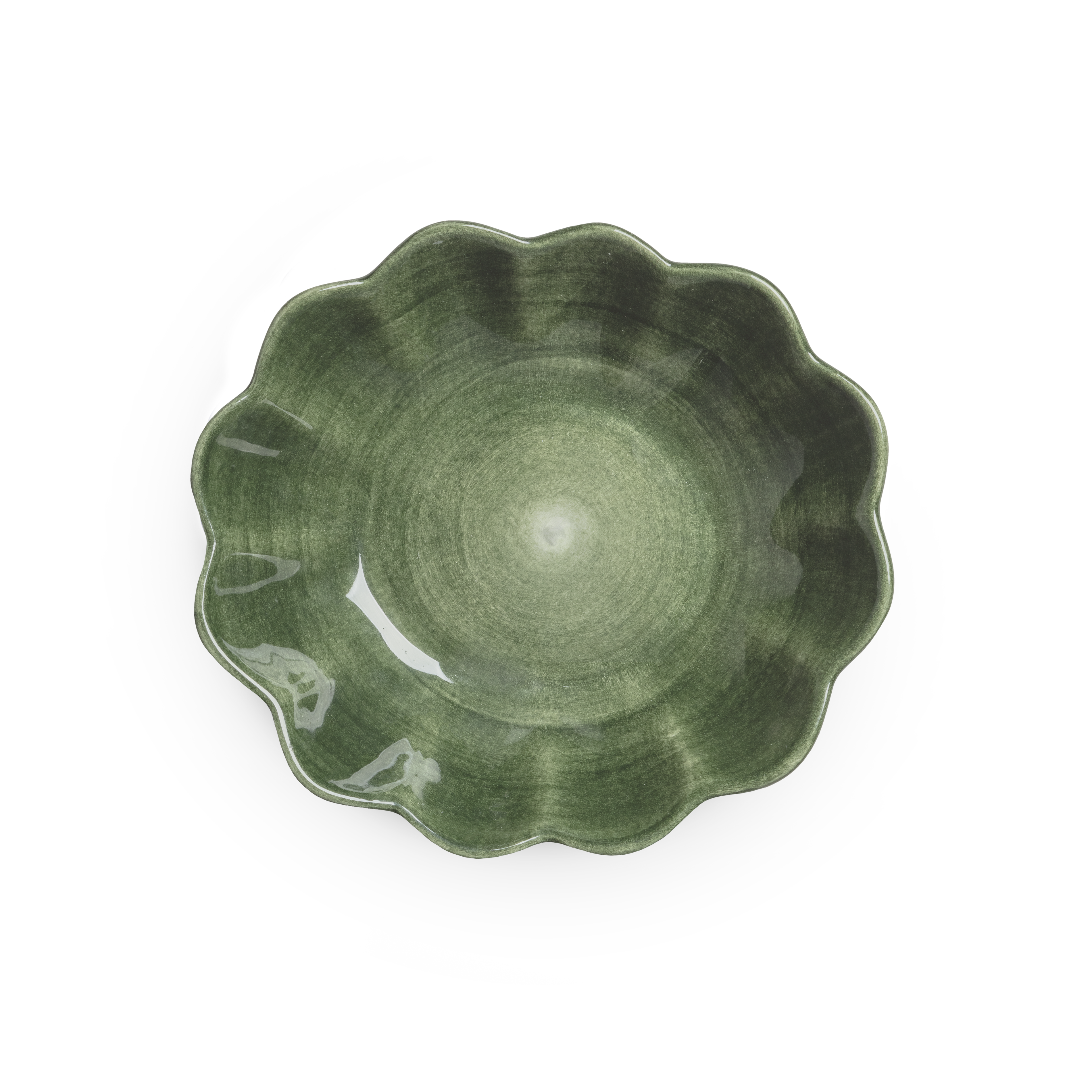 Oyster Bowl 18 x 16 cm / 40 cl Forest Green