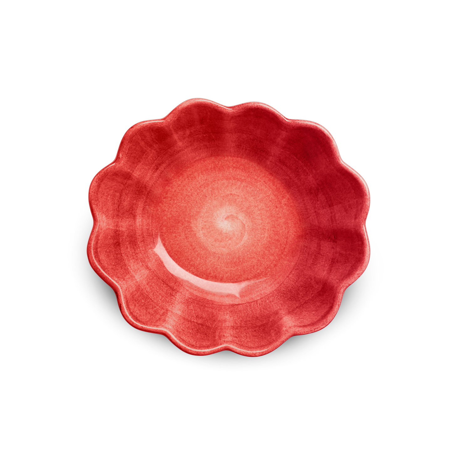 Oyster Bowl 18 x 16 cm / 40 cl Red