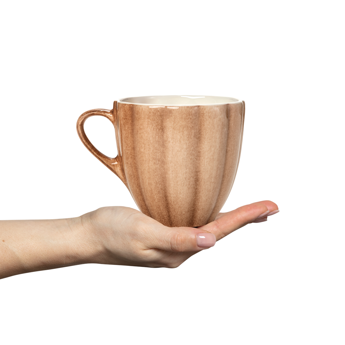 Oyster Mug 60 cl Cinnamon