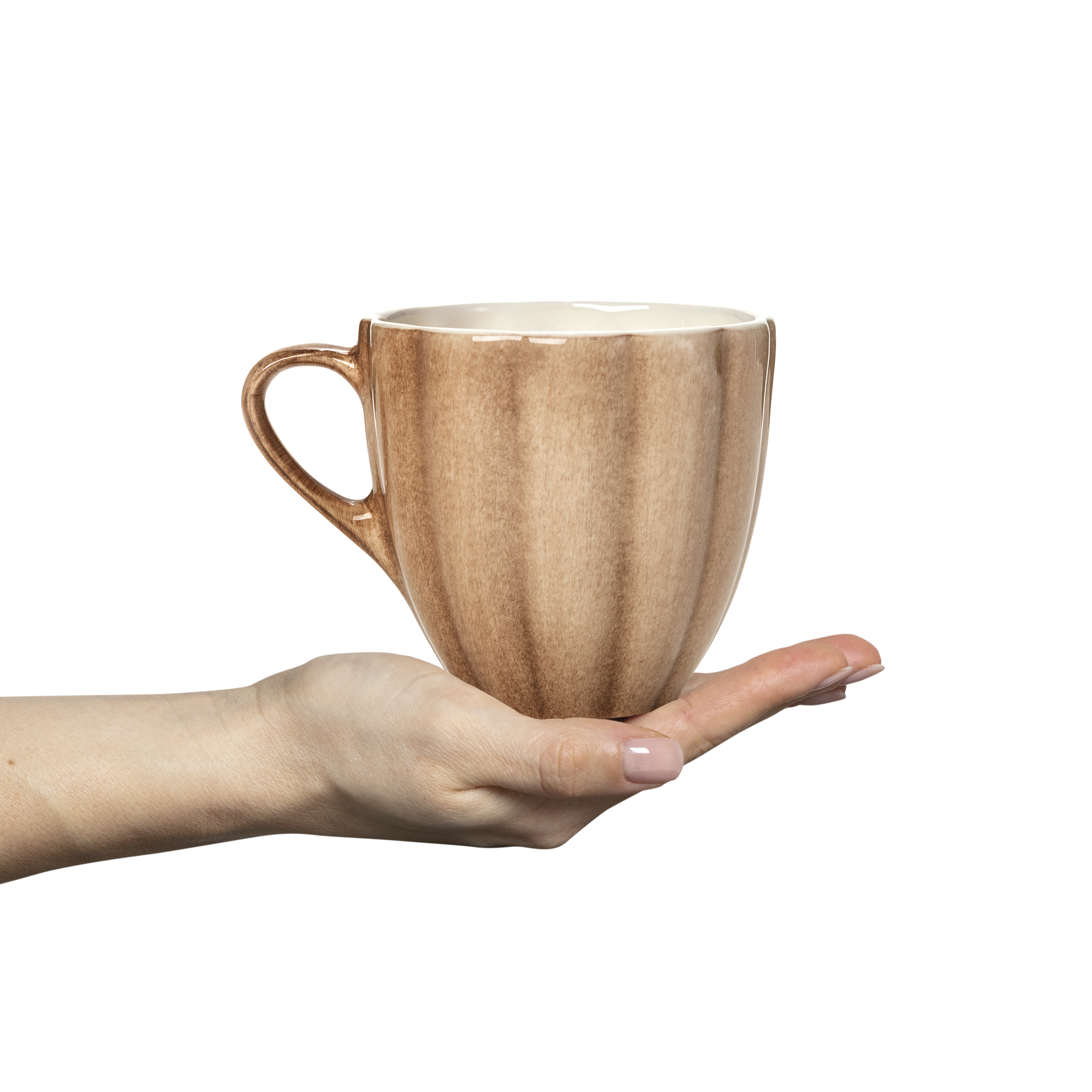 Oyster Mug 60 cl Cinnamon