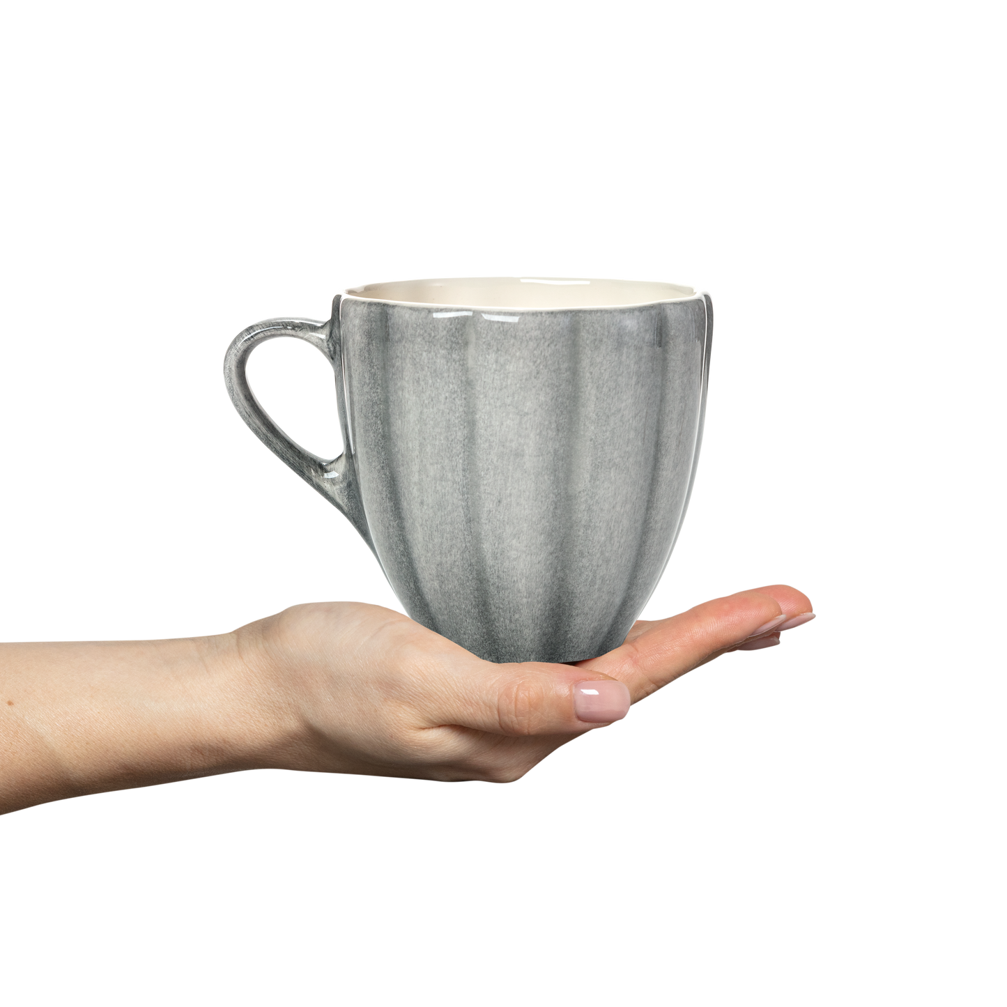 Oyster Mug 60 cl Grey