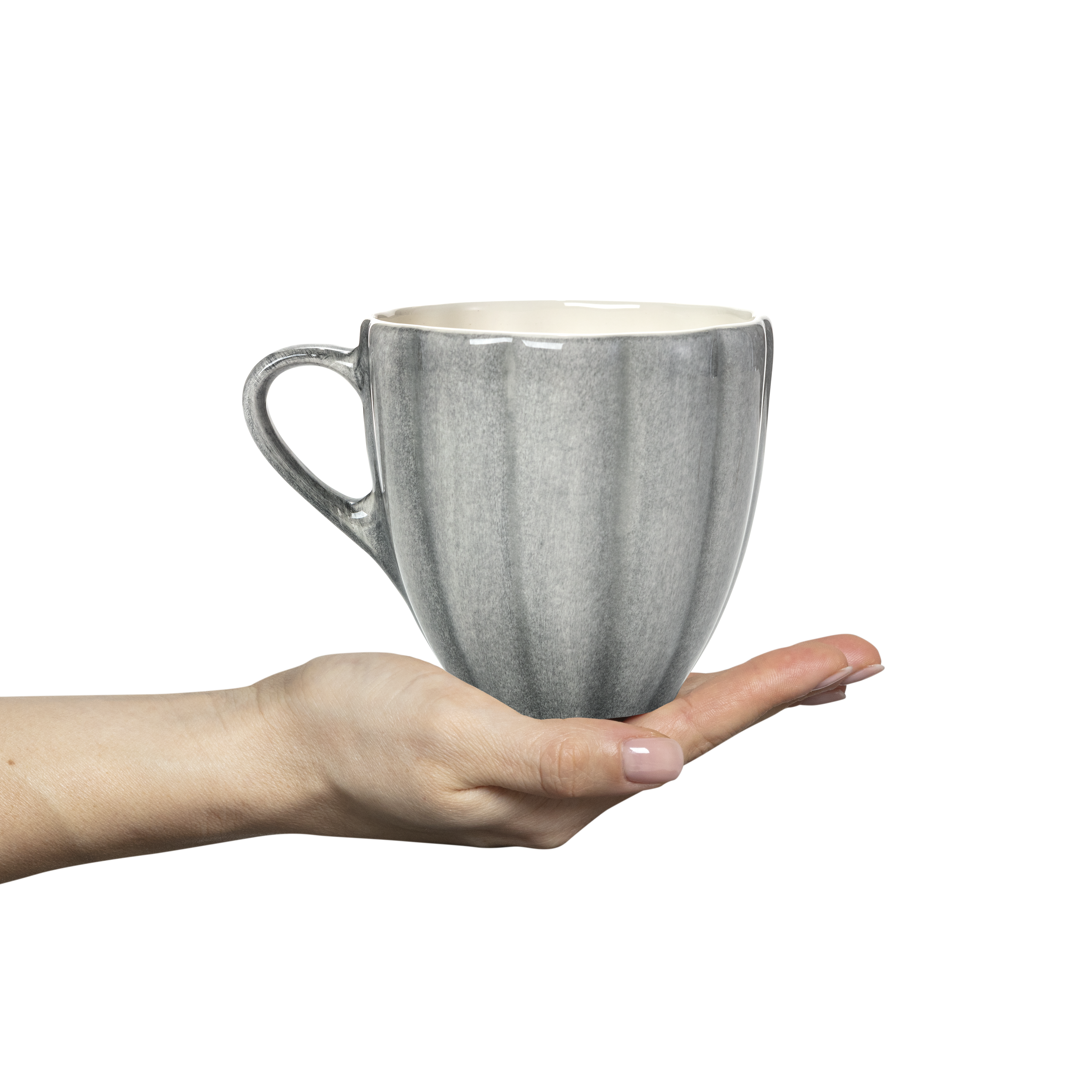 Oyster Mug 60 cl Grey