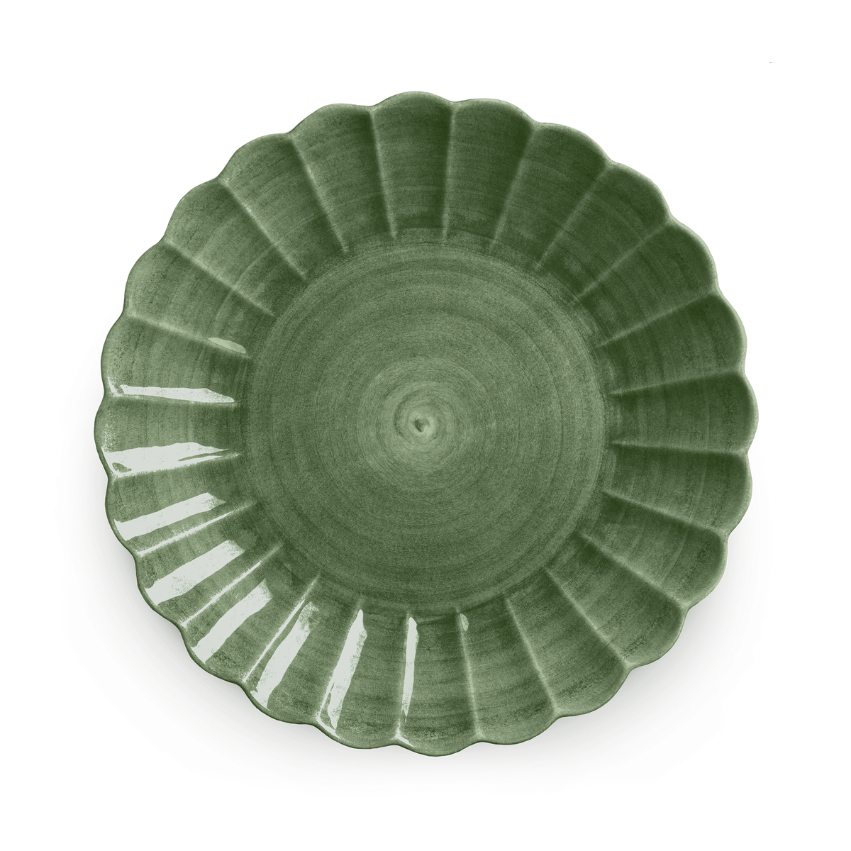 Ostronfat 42 cm skogsgrönt