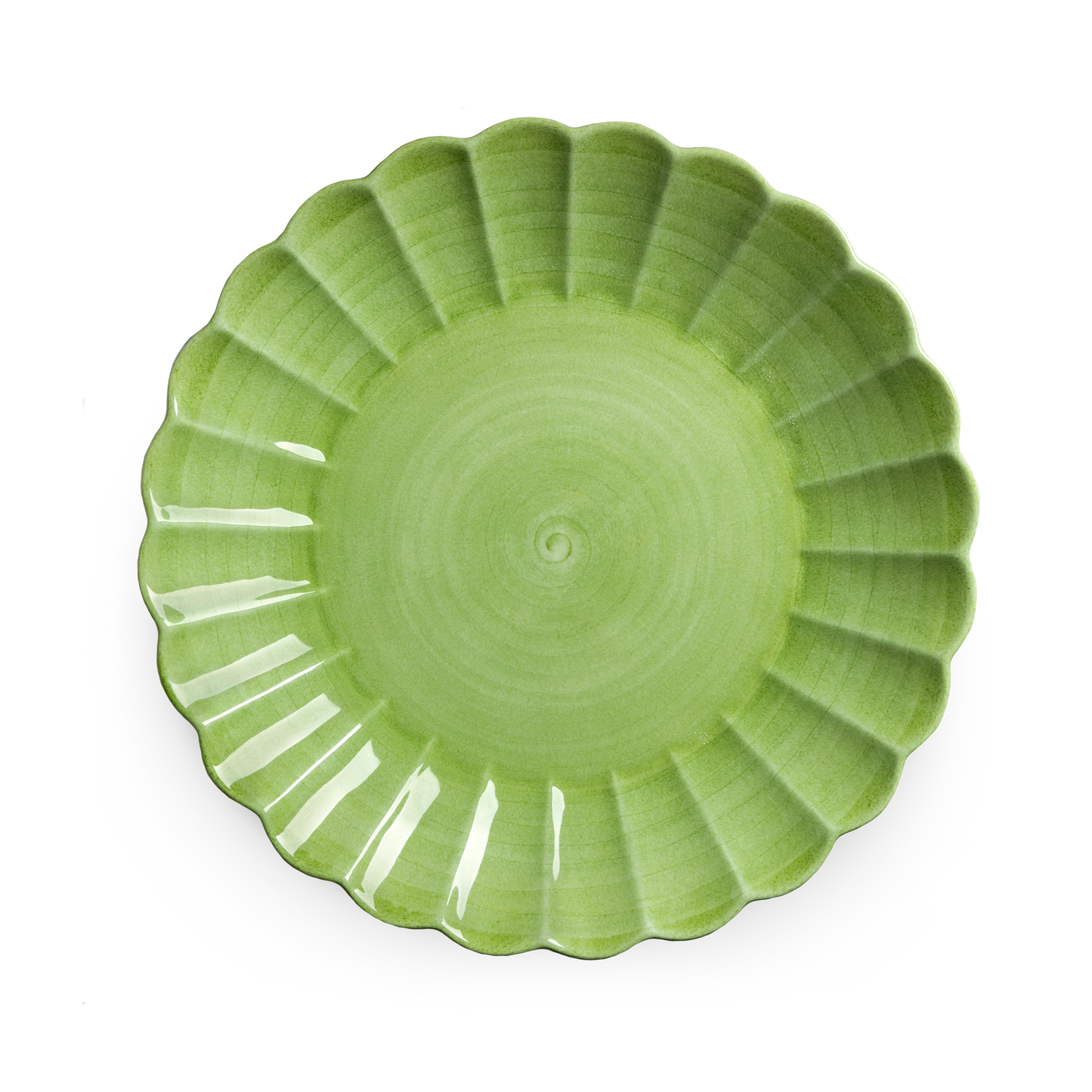 Oyster Platter 42 cm Green