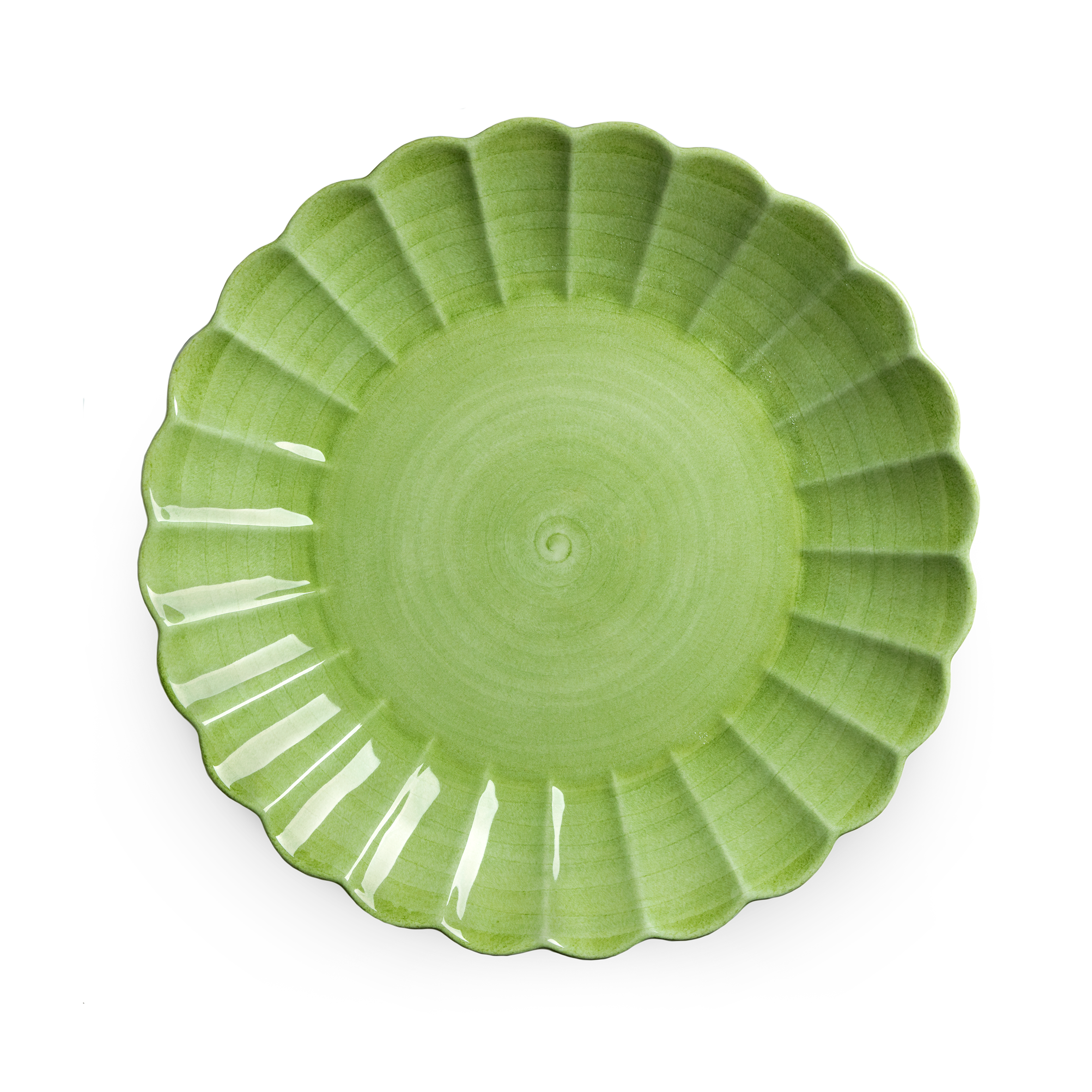 Oyster Platter 42 cm Green