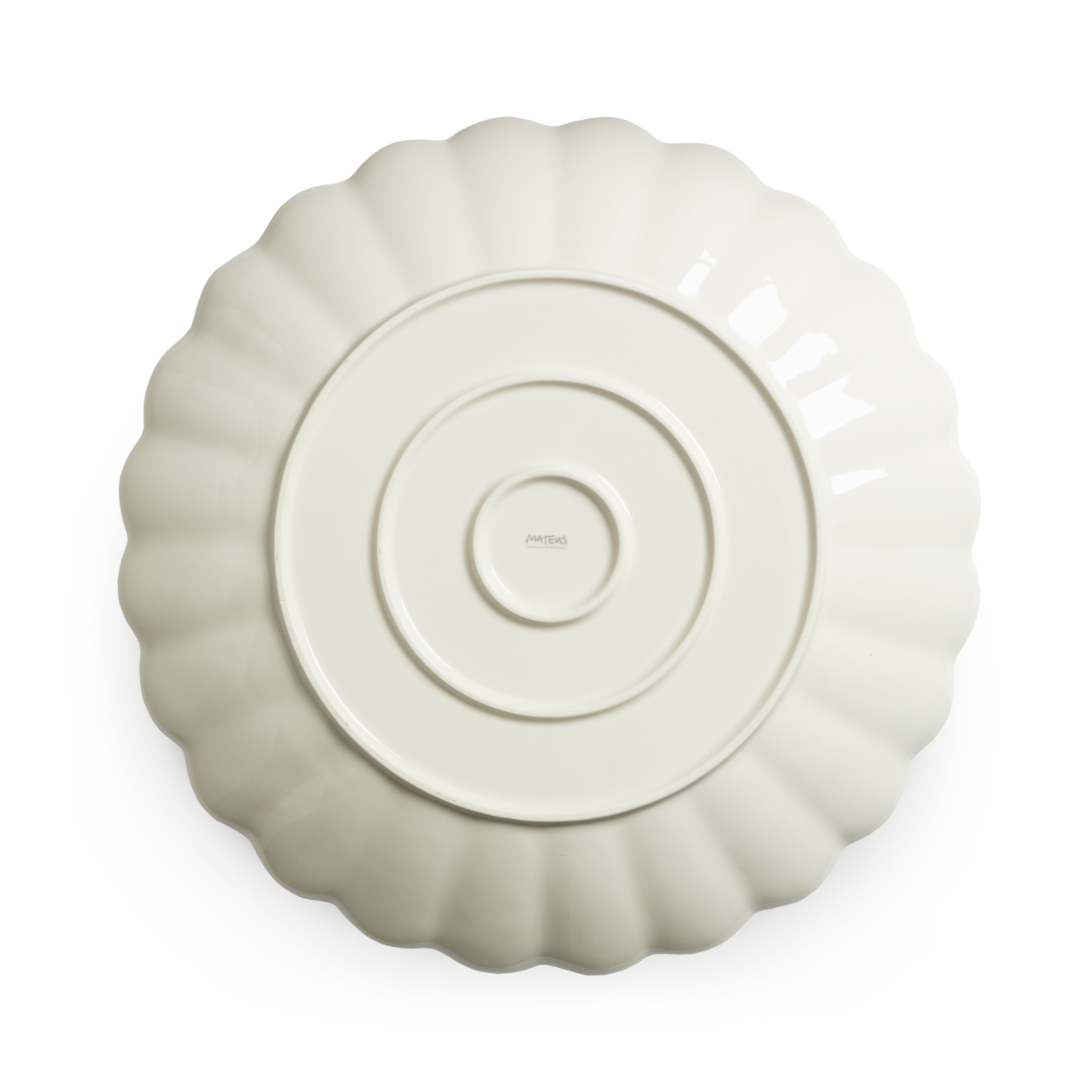 Oyster Platter 42 cm Light Blue