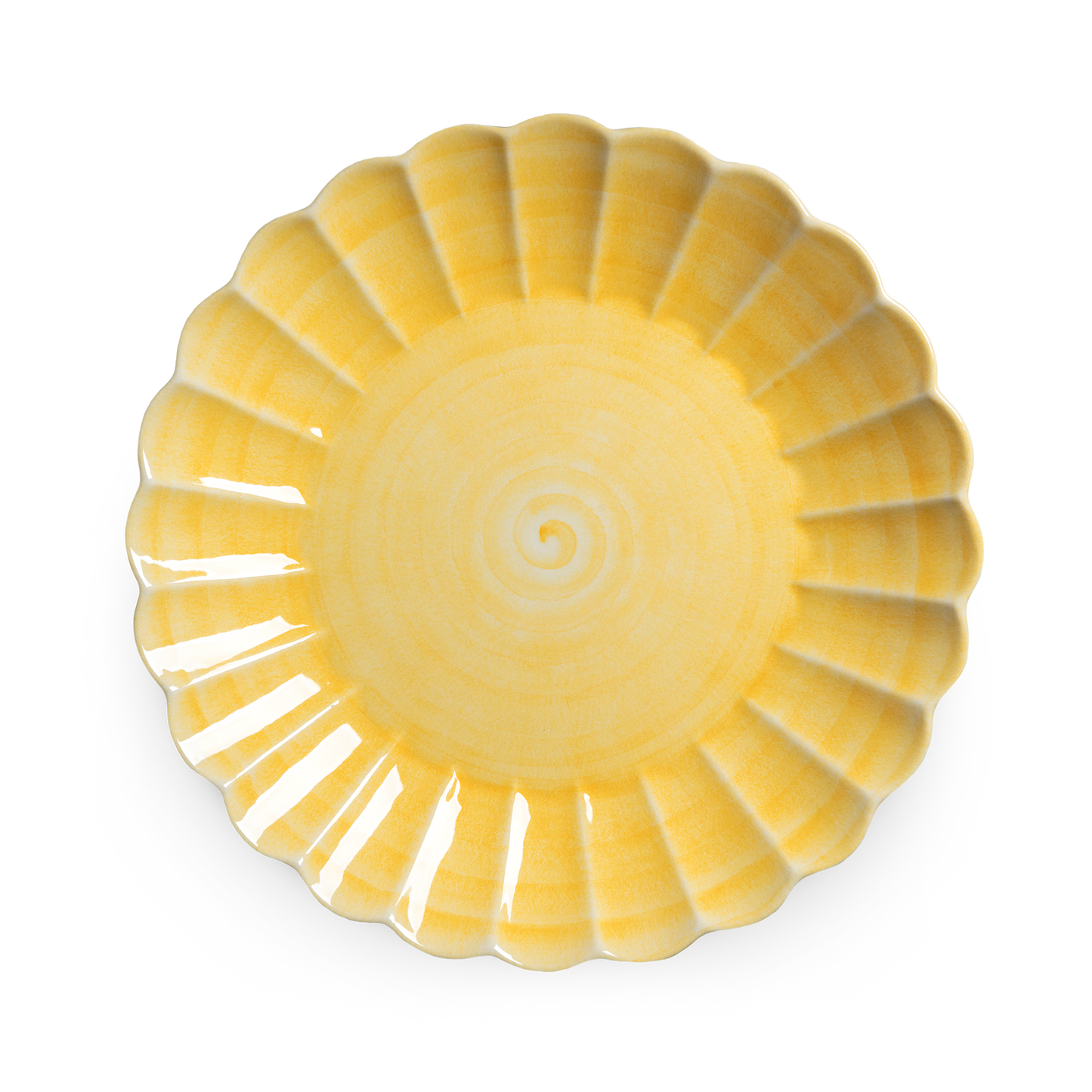 Oyster Platter 42 cm Yellow