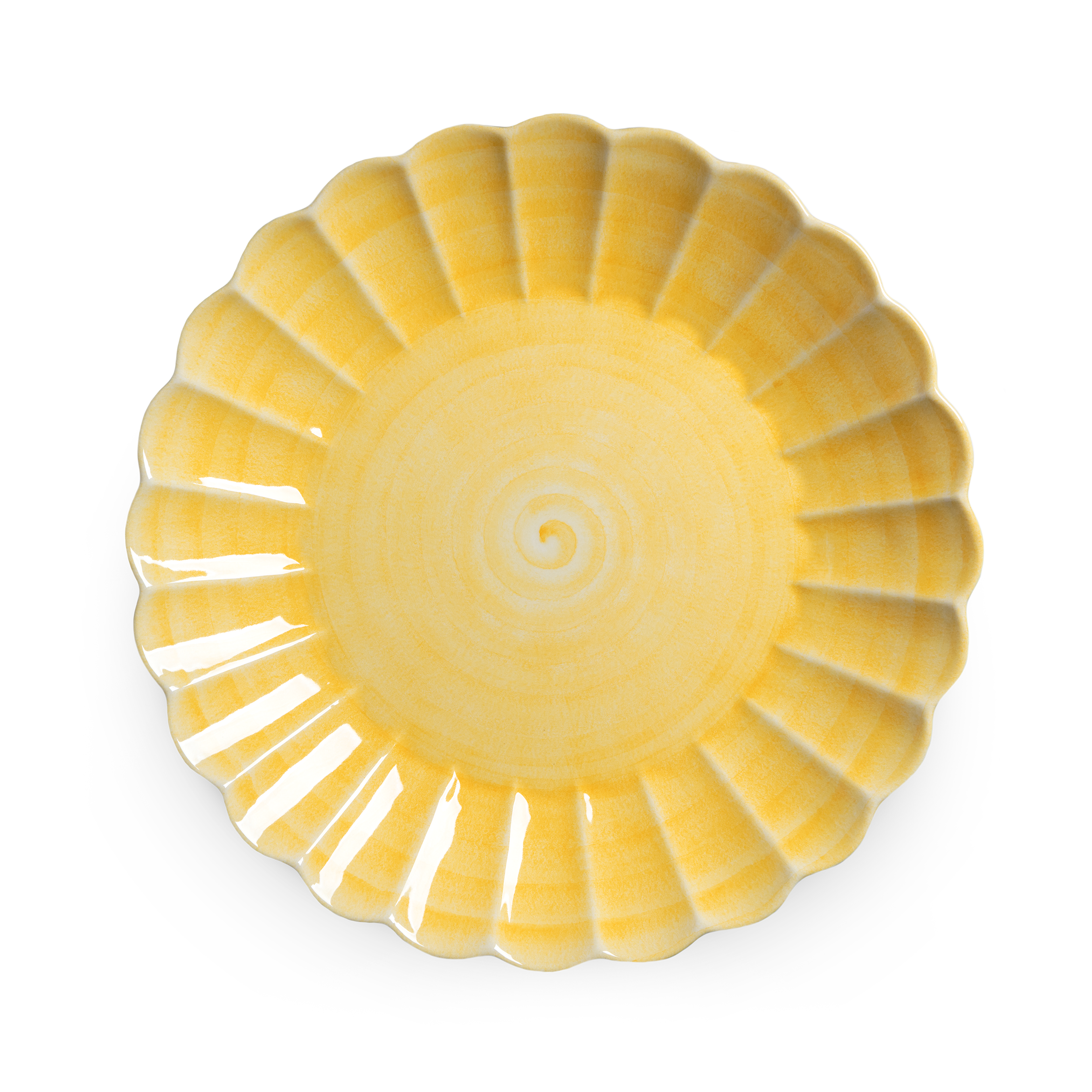 Oyster Platter 42 cm Yellow