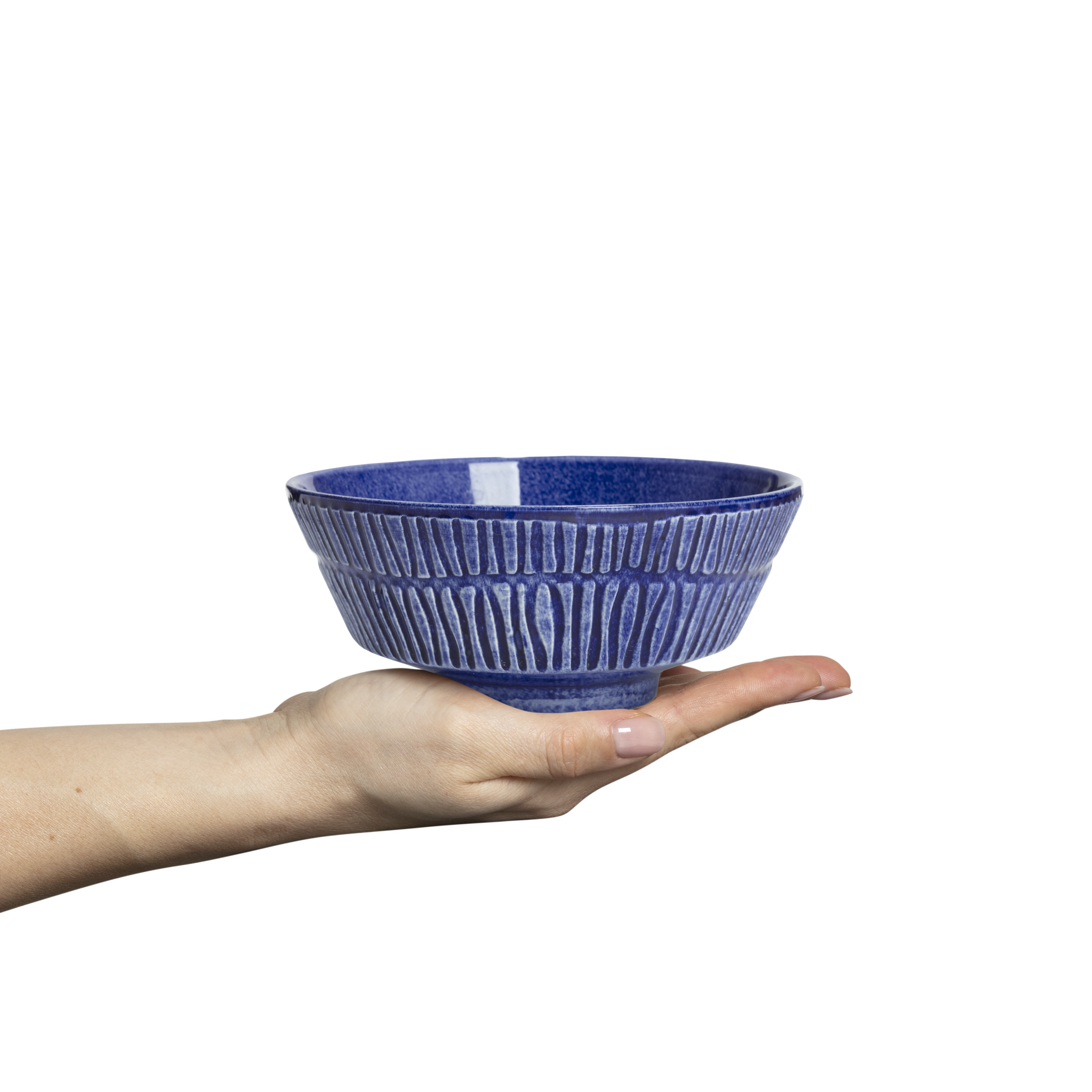 Stripes Bowl 15 cm / 50 cl Blue