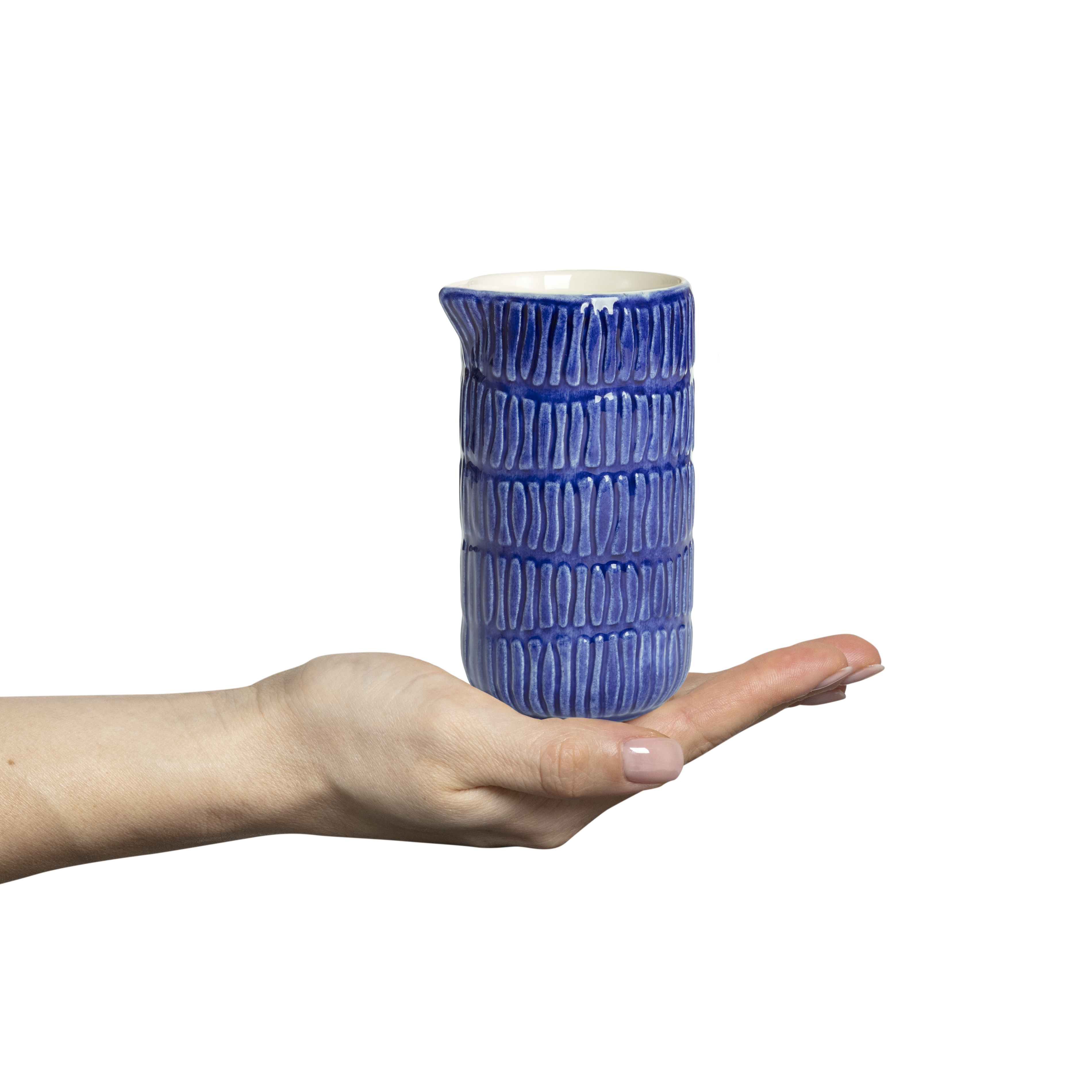 Stripes Jug 30 cl Blue