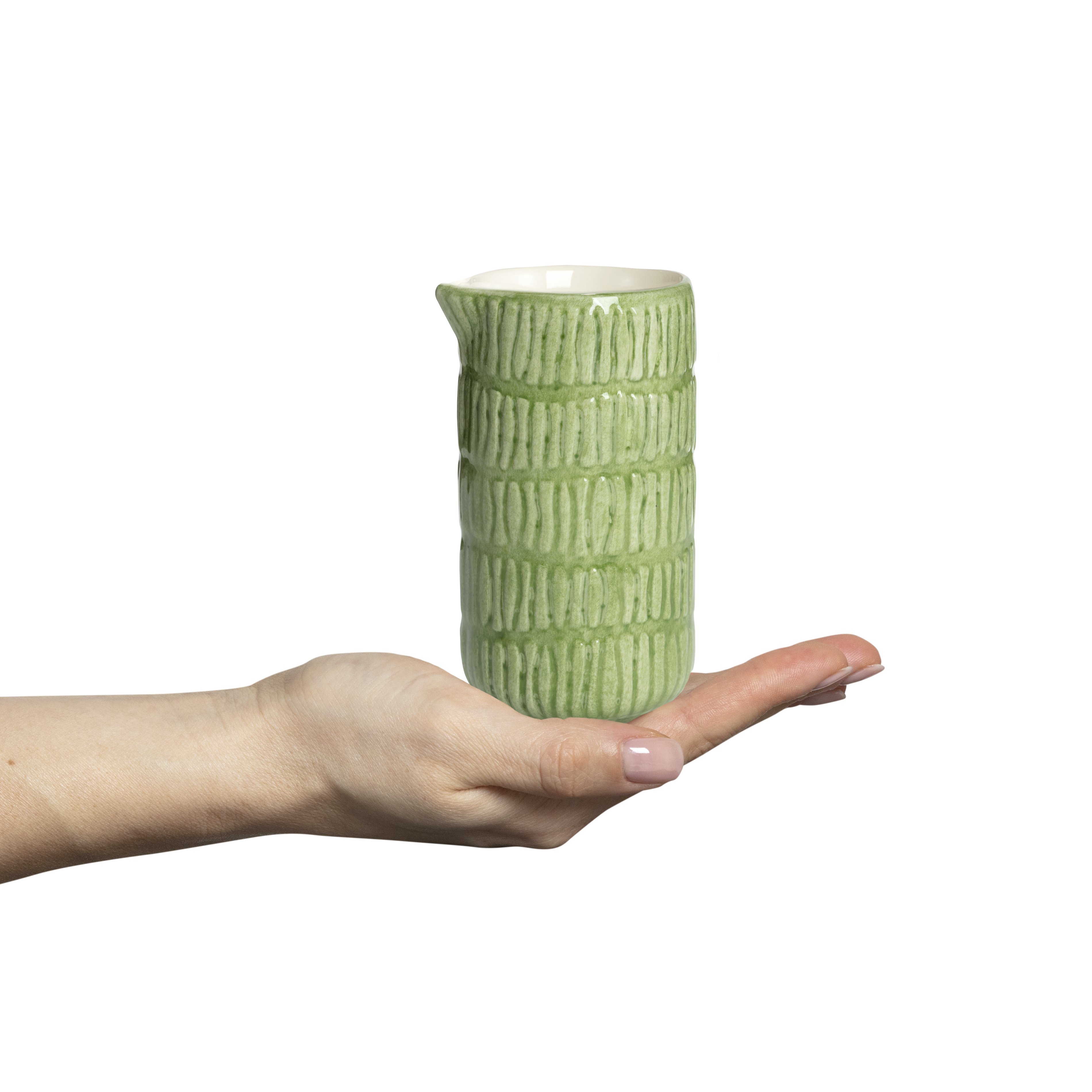 Stripes Jug 30 cl Green