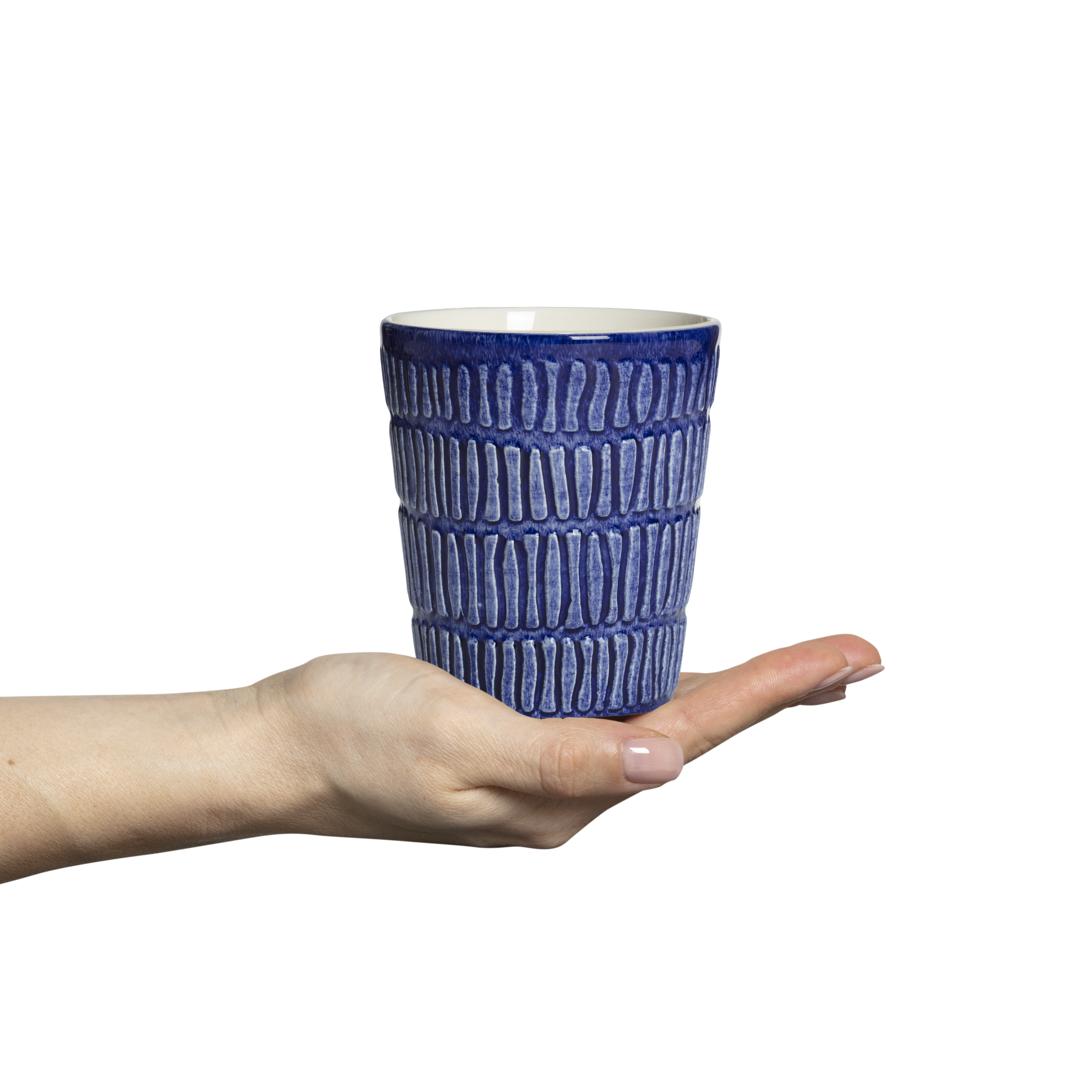 Stripes Mug 30 cl Blue