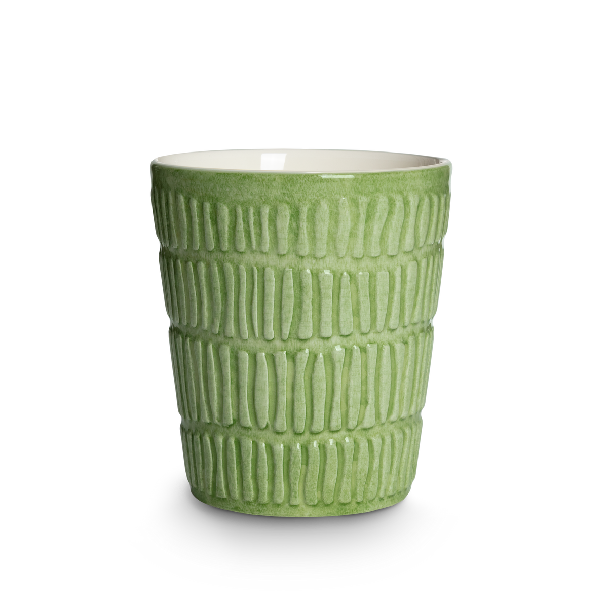 Stripes Mug 30 cl Green