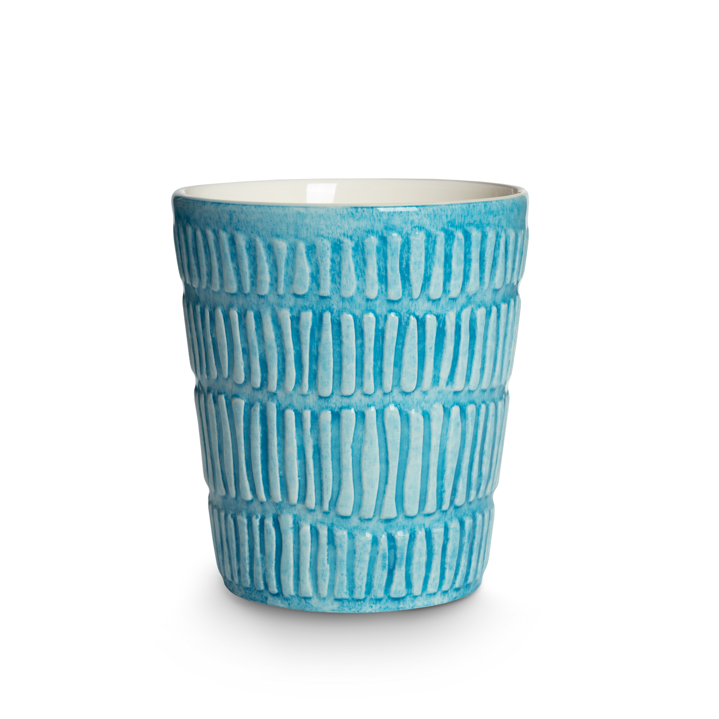 Stripes Mug 30 cl Turquoise