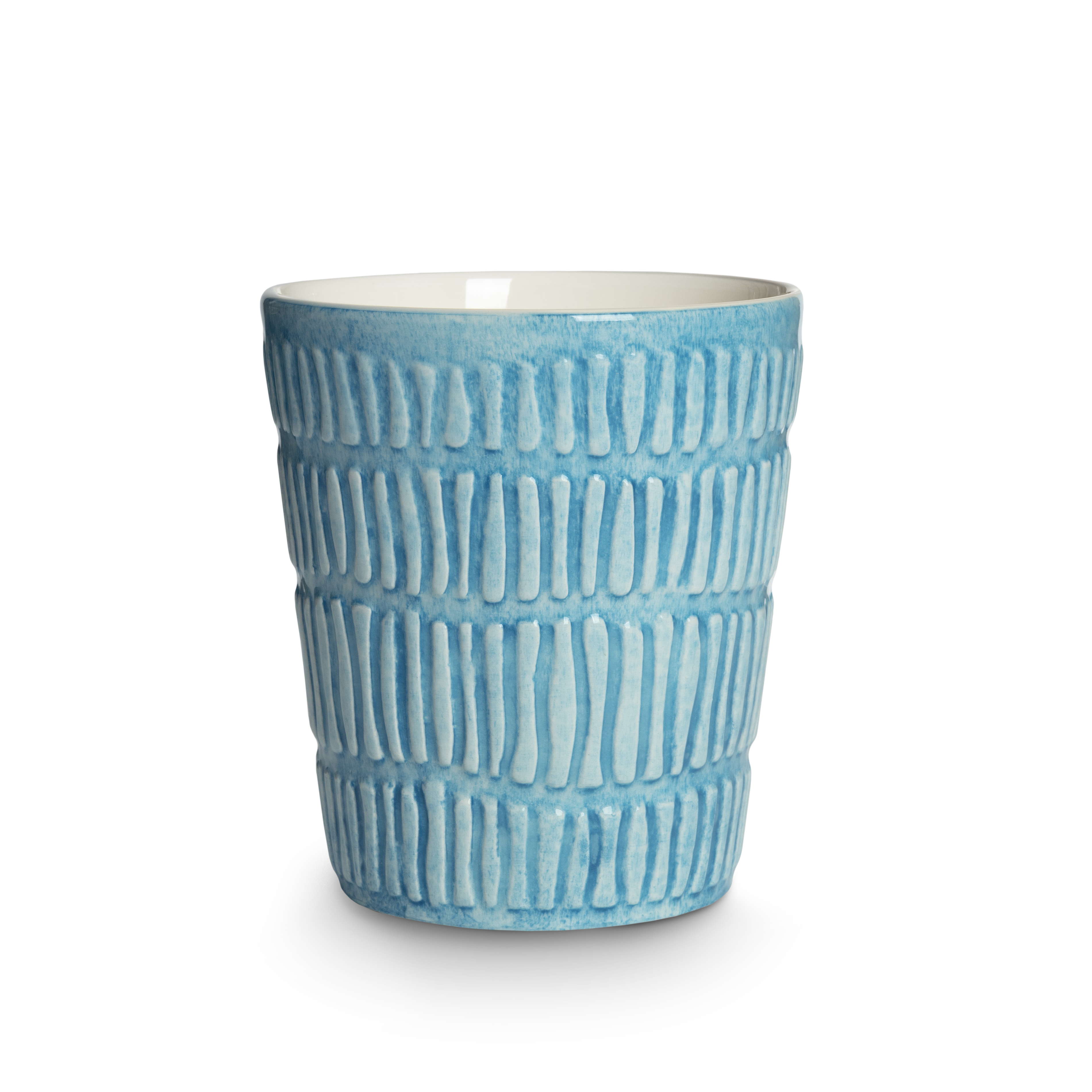 Stripes Mug 30 cl Turquoise