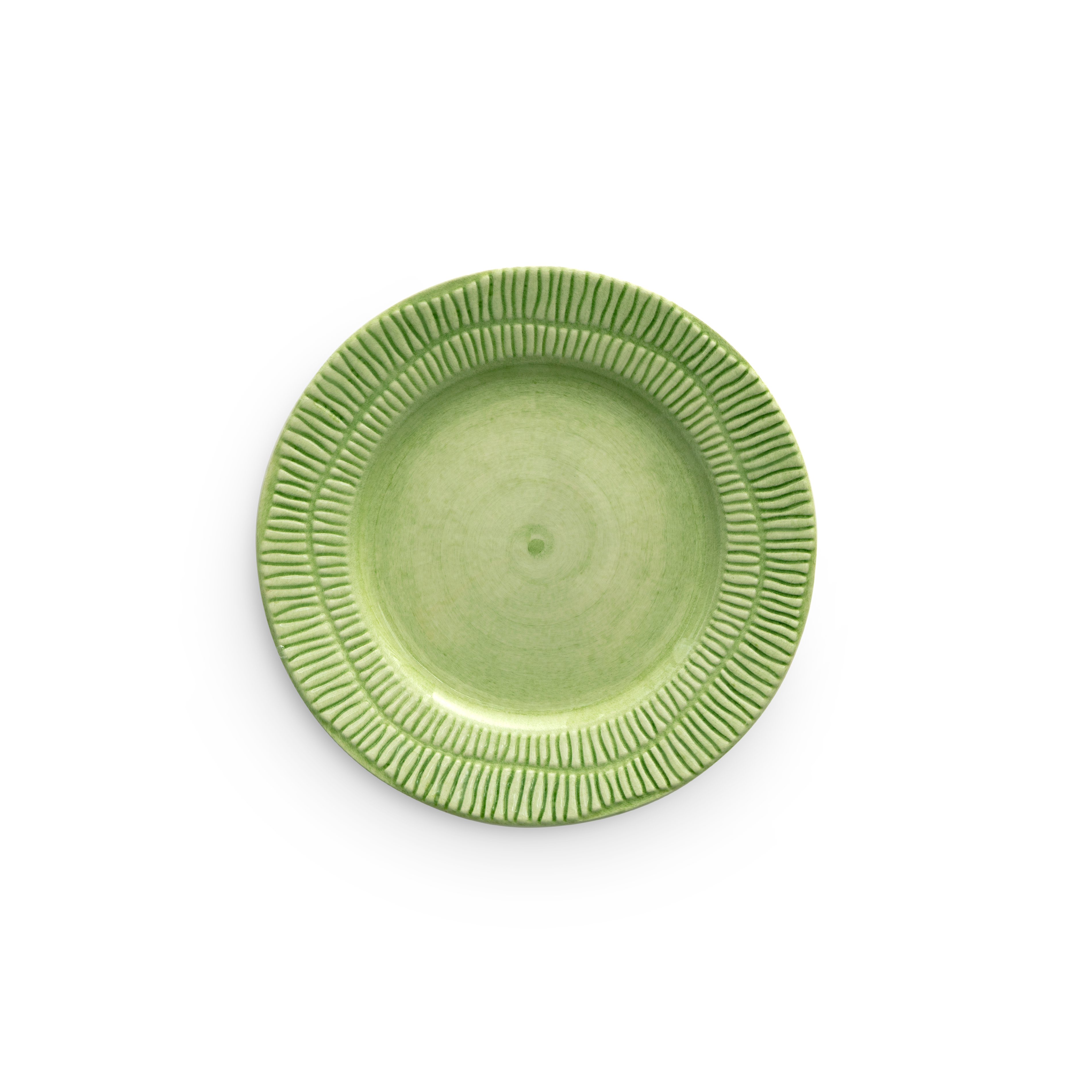 Stripes Plate 21 cm Green