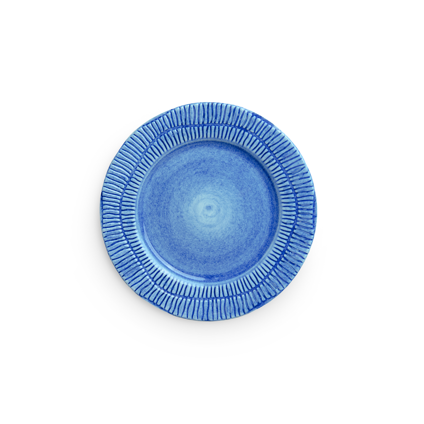 Stripes Plate 21 cm Light Blue