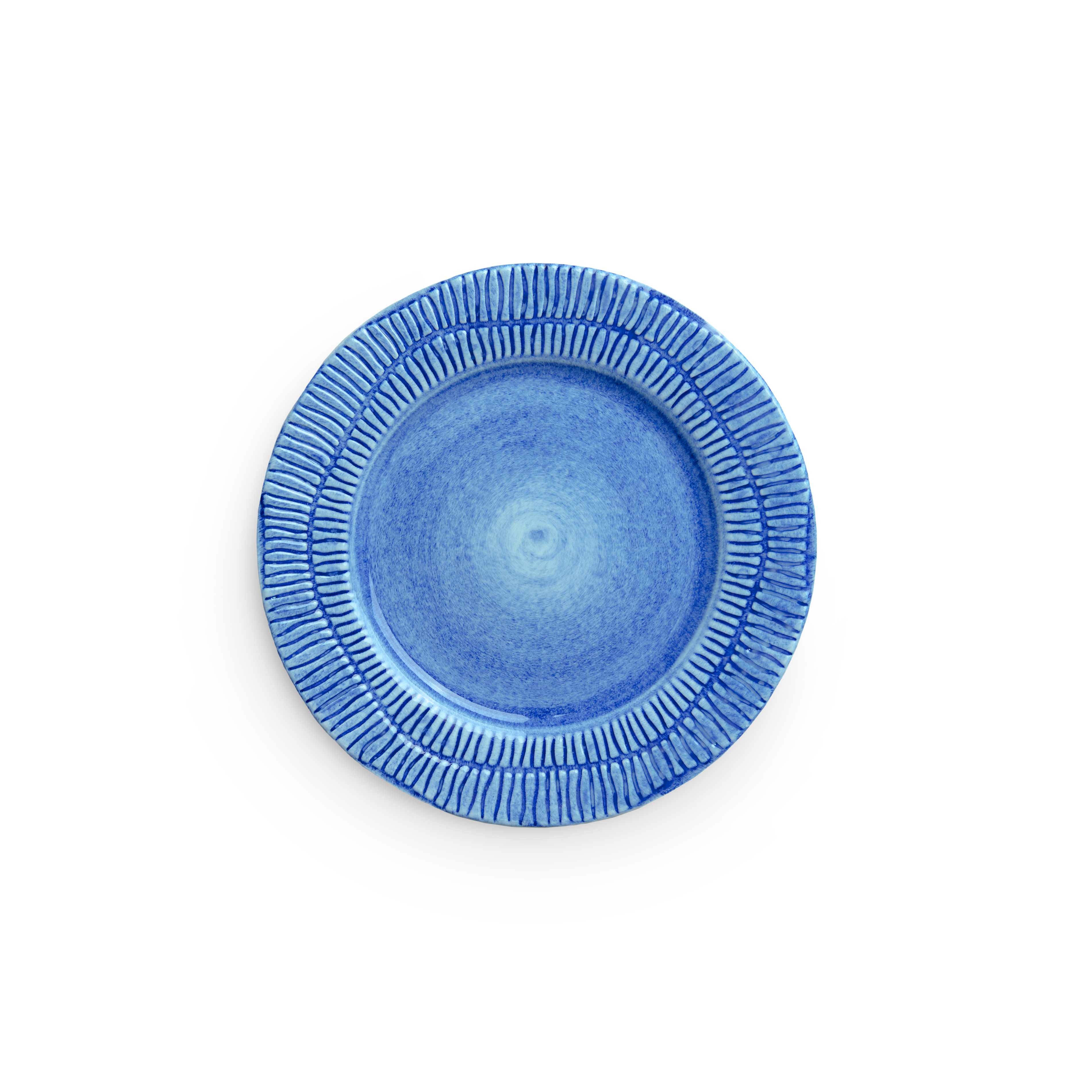 Stripes Plate 21 cm Light Blue