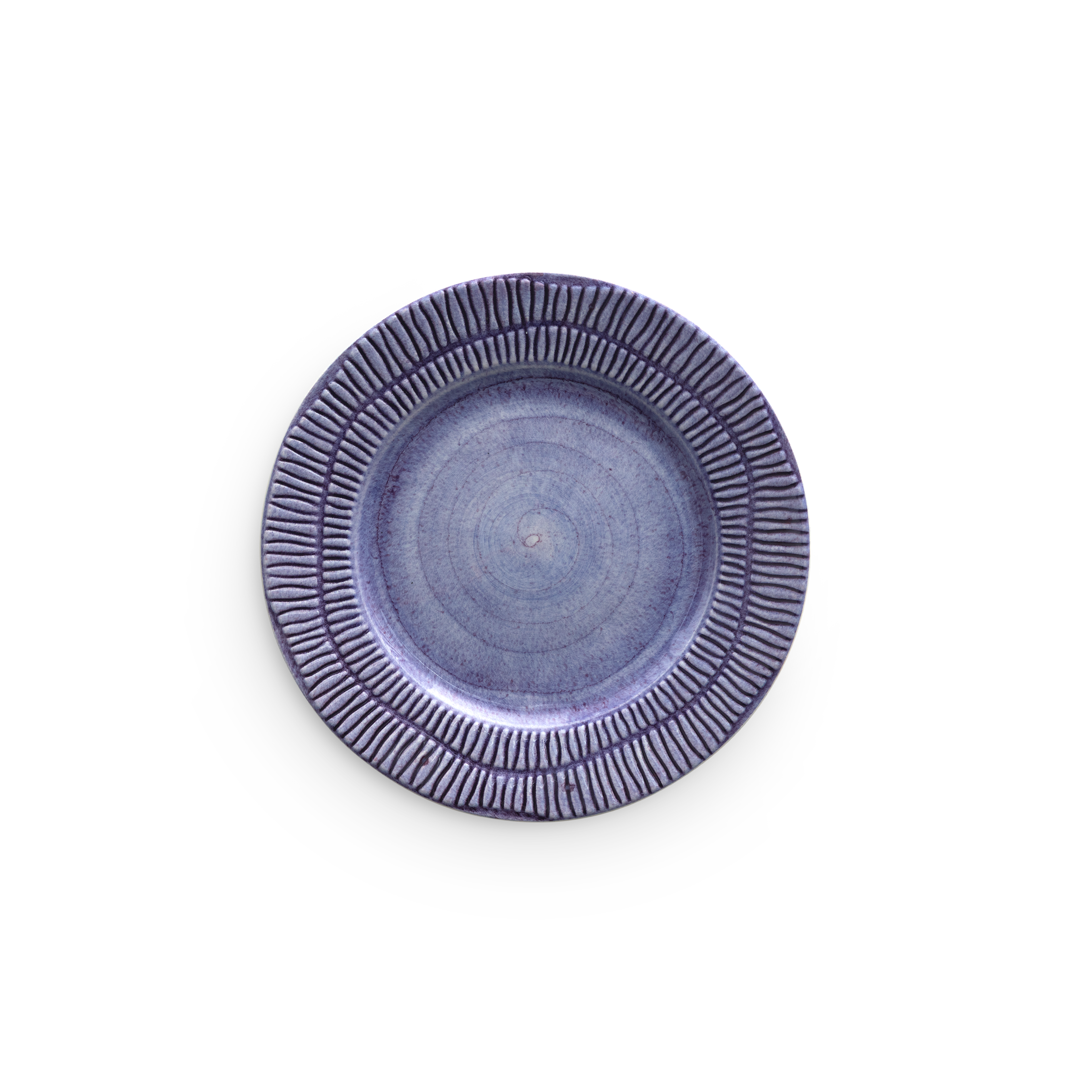 Stripes Plate 21 cm Purple