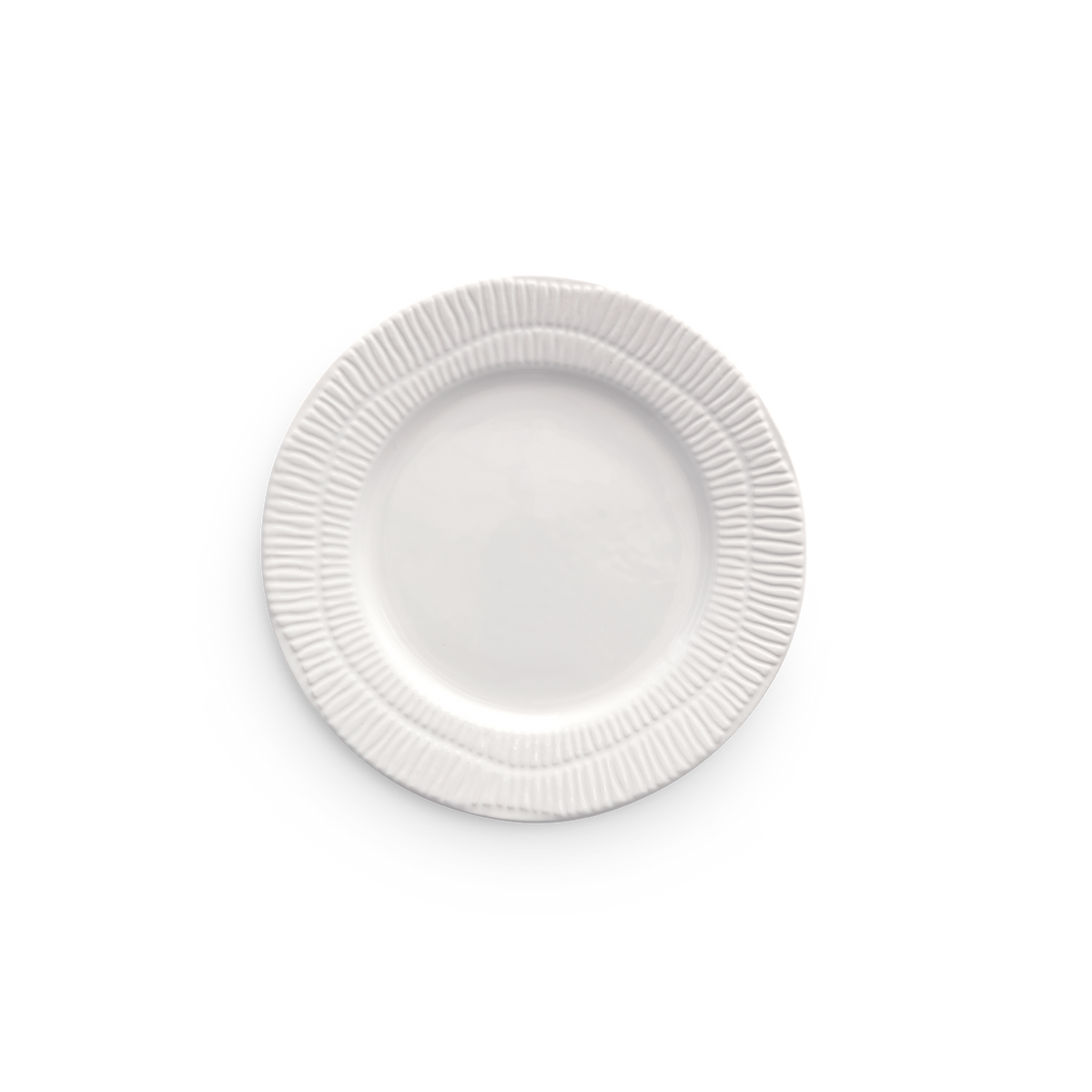 Stripes Plate 21 cm White