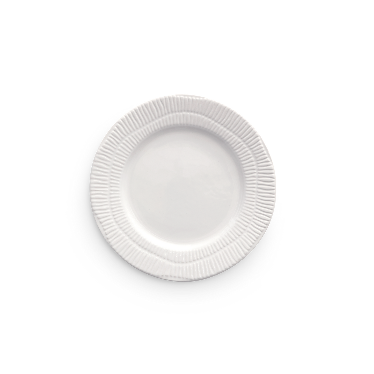 Stripes Plate 21 cm White