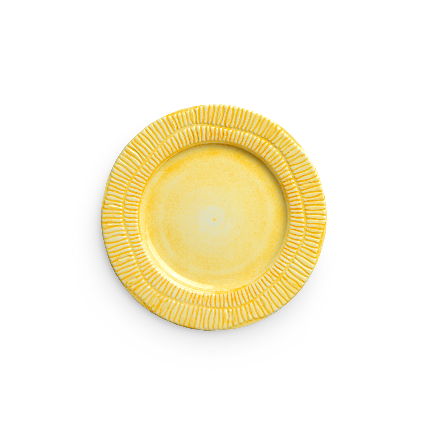 Stripes Plate 21 cm Yellow