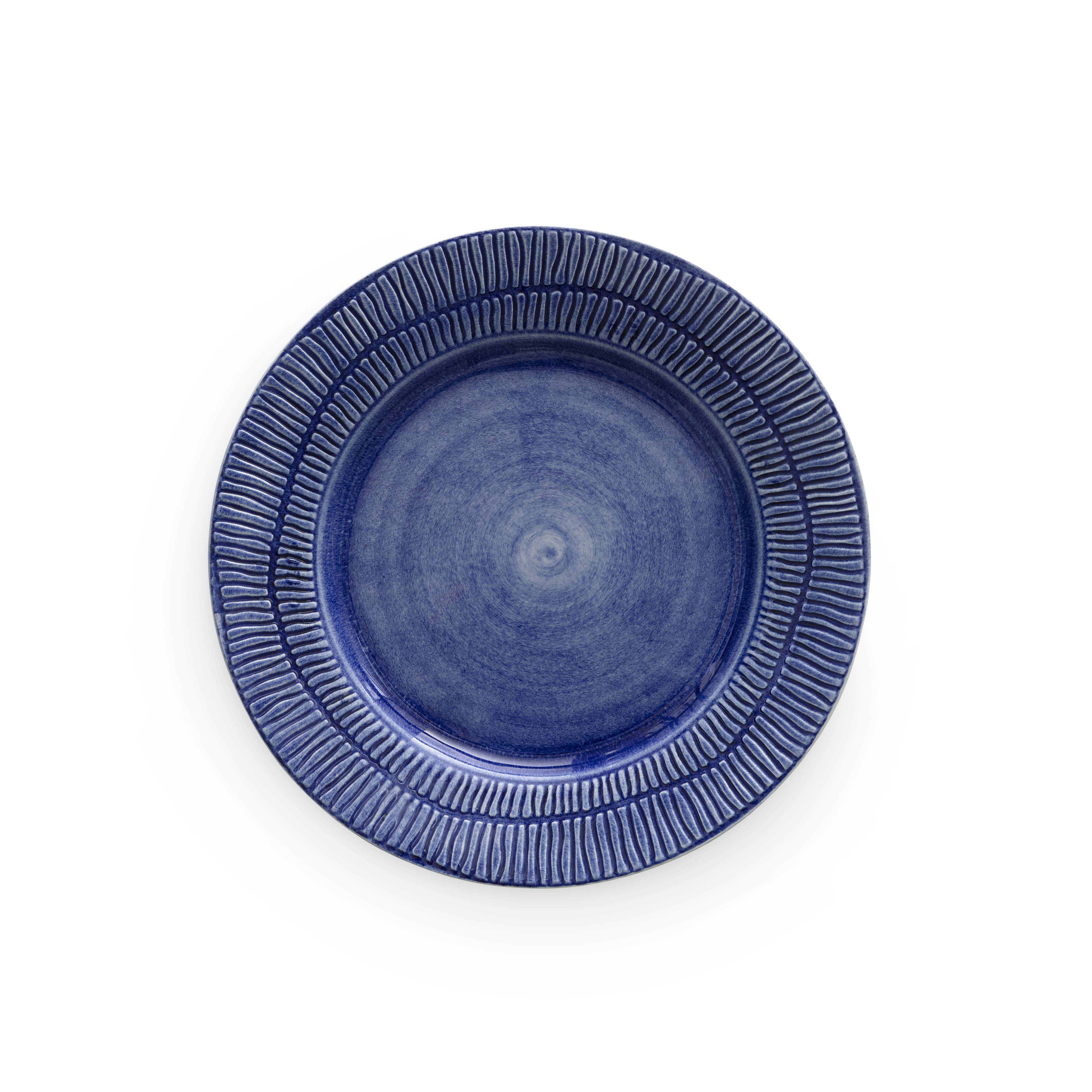 Stripes Plate 28 cm Blue