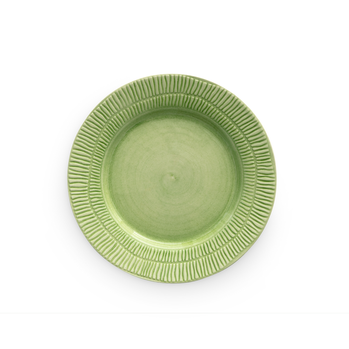 Stripes Plate 28 cm Green