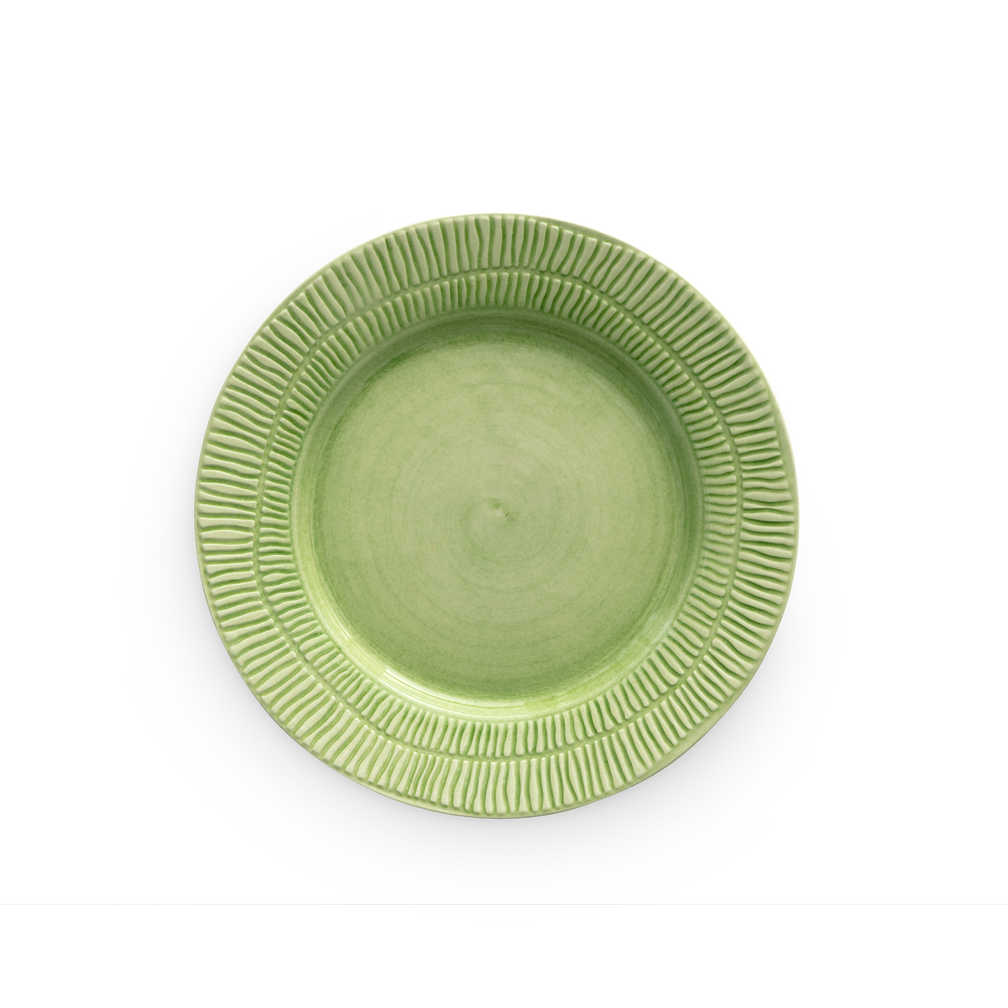 Stripes Plate 28 cm Green