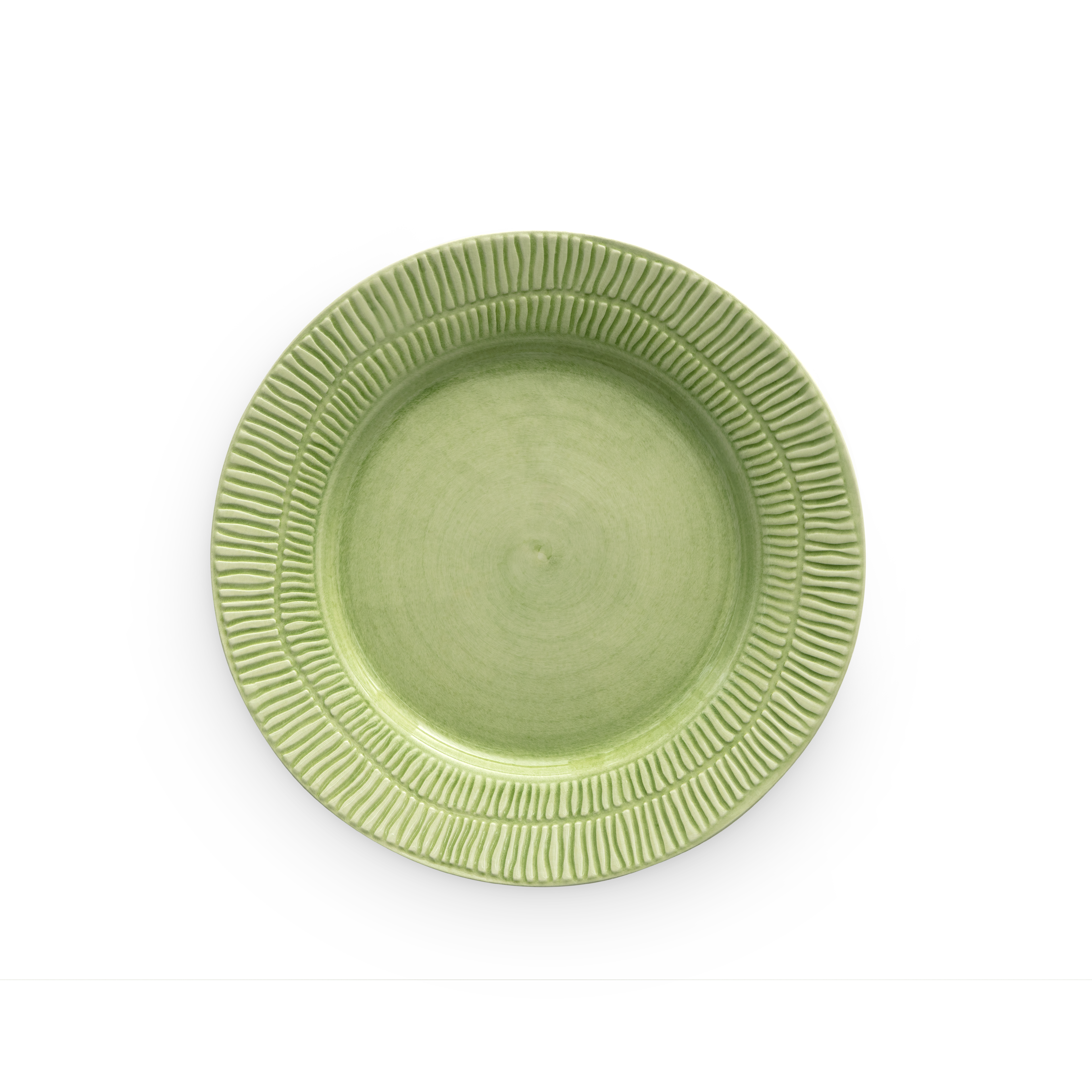 Stripes Plate 28 cm Green