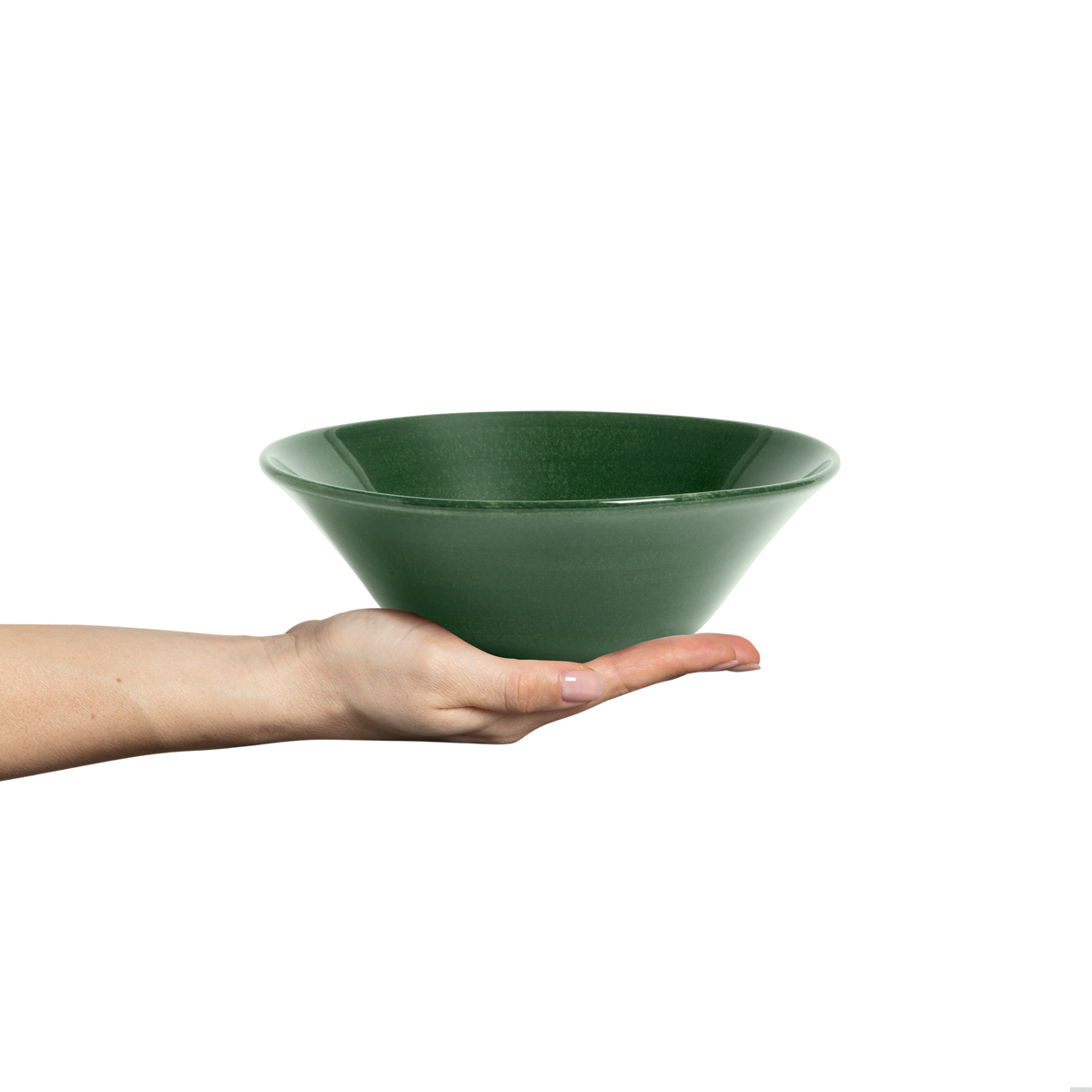 Basic Skål 19 cm / 70 cl Skogsgrön